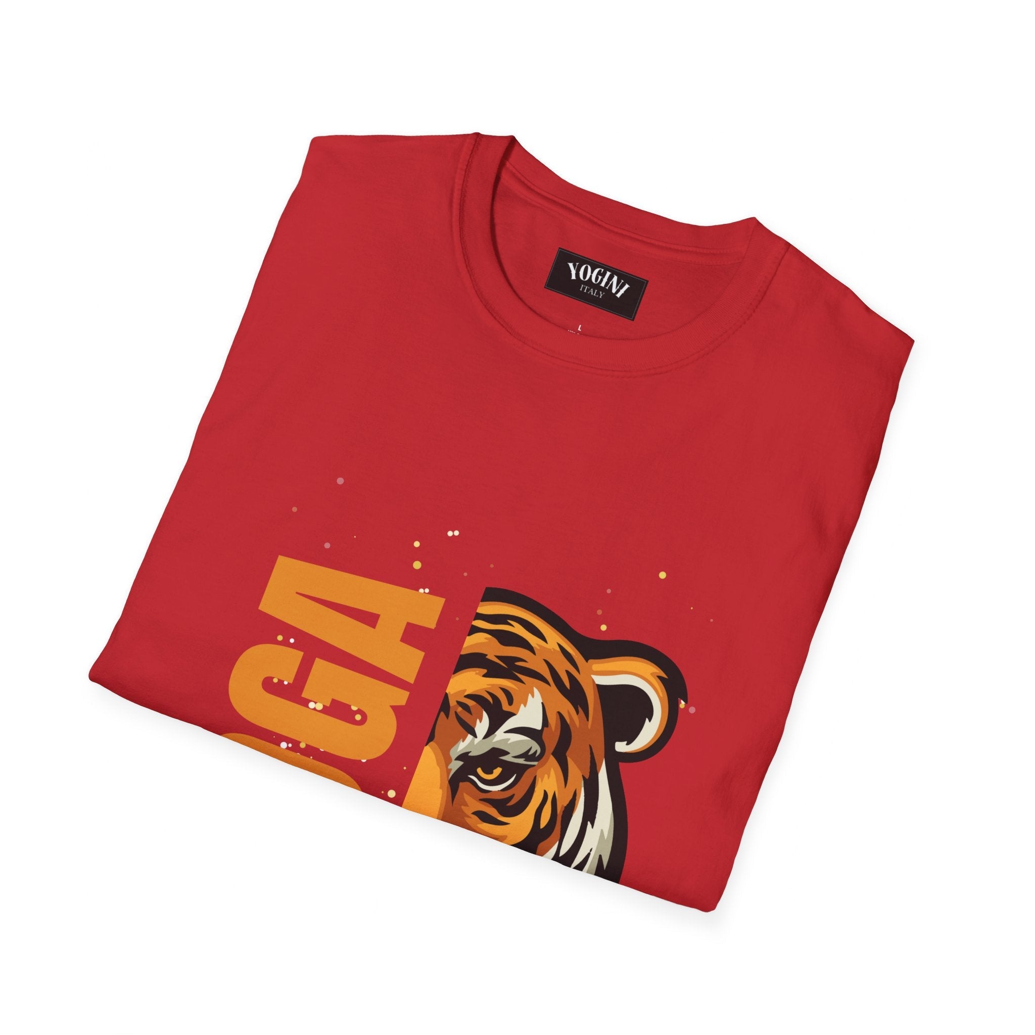 Tiger Yoga - Unisex Softstyle T-Shirt by Yogini Italy