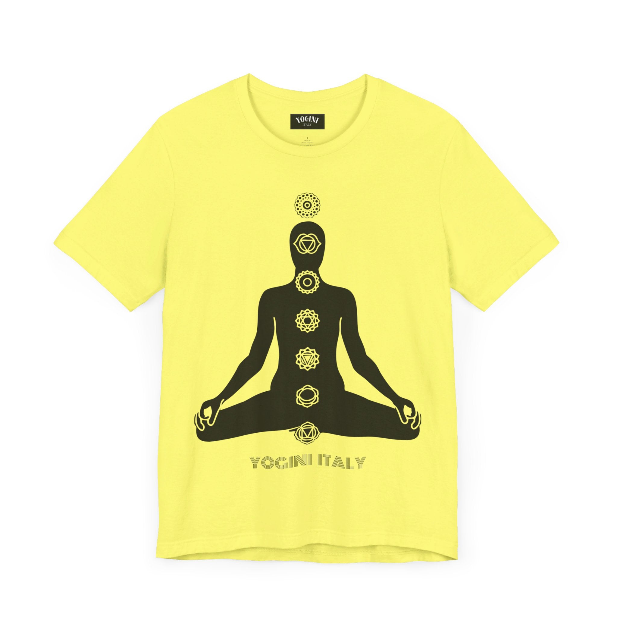 Active Chakra Yoga - Unisex Jersey Short Sleeve Tee by Yogini Italy