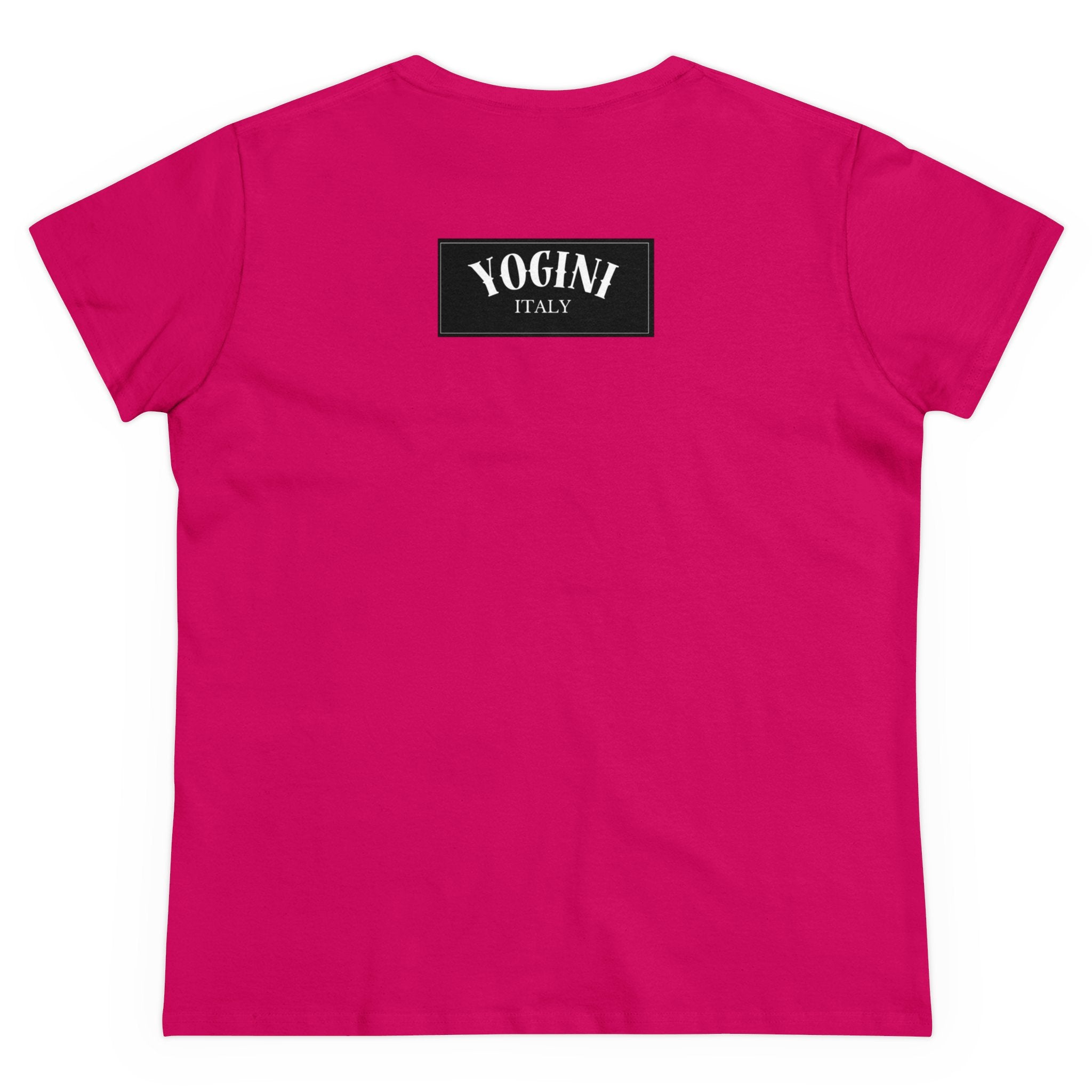 Crown Yoga -  Women's Midweight Cotton Tee by Yogini Italy