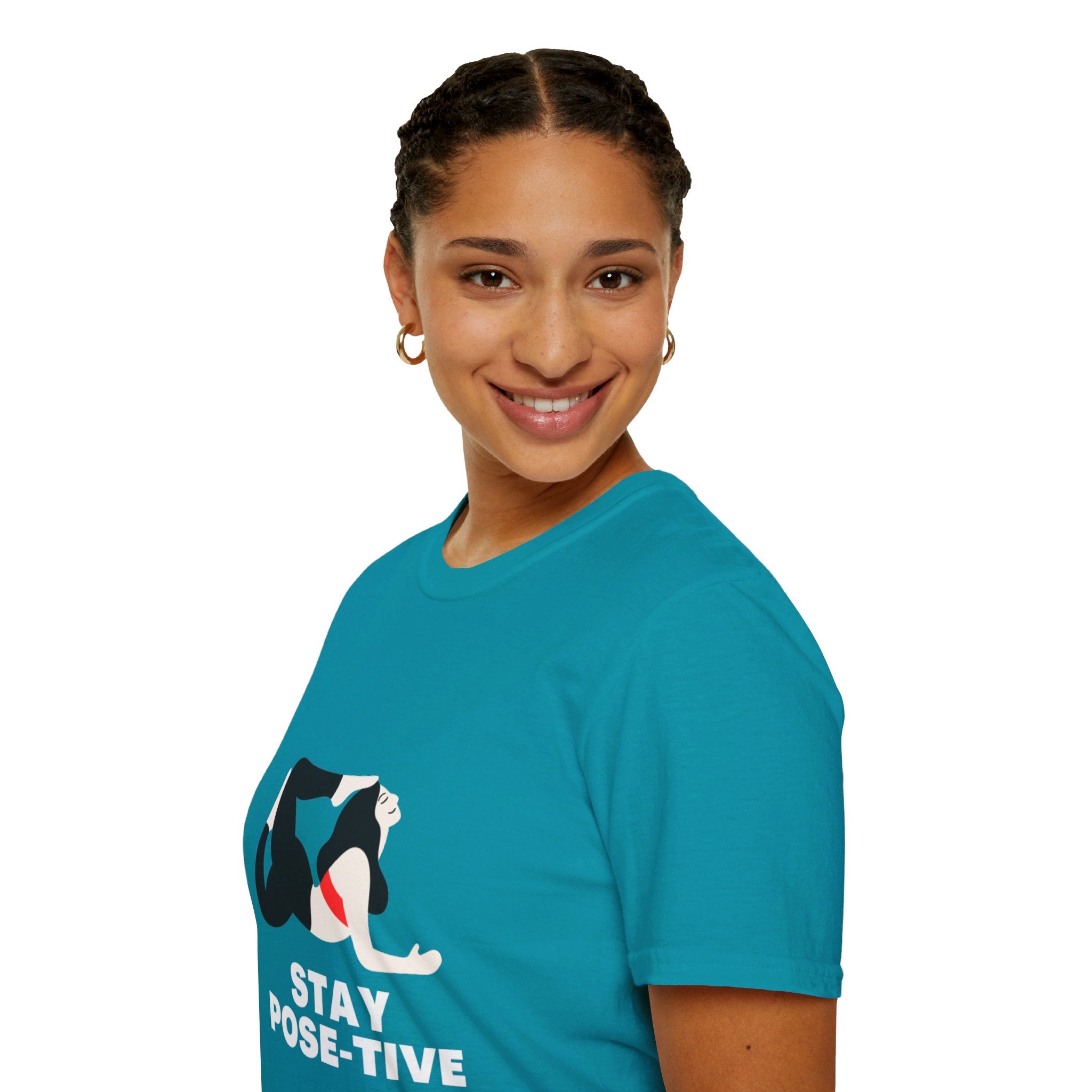 STAY POSE-TIVE - Unisex Softstyle T-Shirt by Yogini Italy