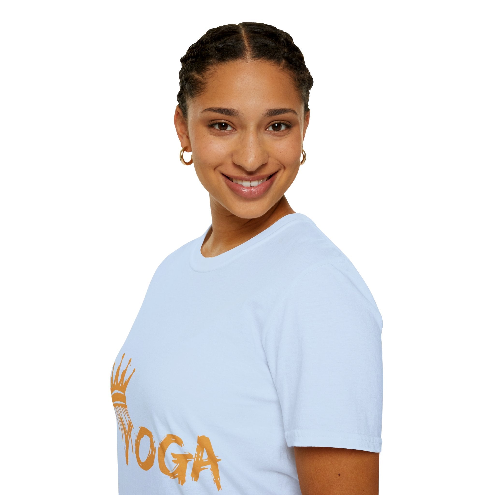 Crown Yoga - Unisex Softstyle T-Shirt by Yogini Italy