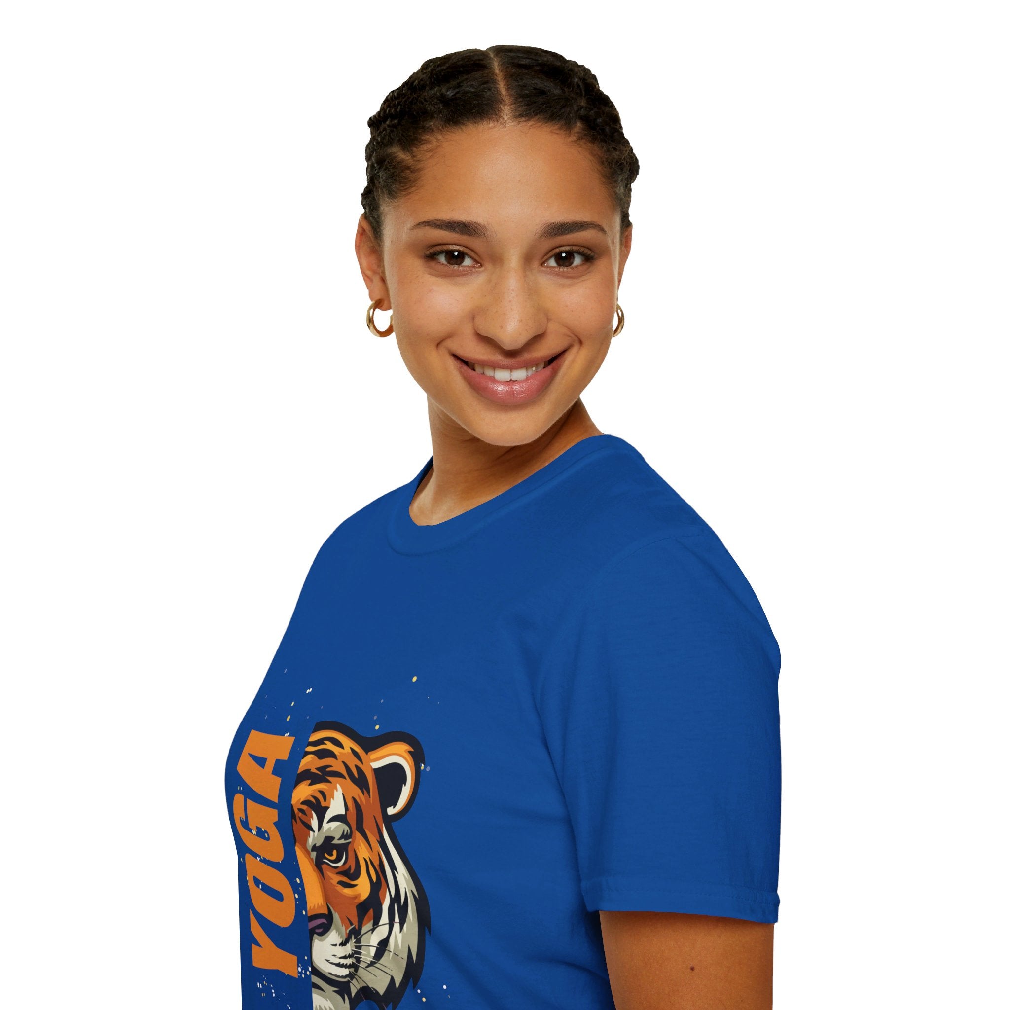 Active Tiger Yoga - Unisex Softstyle T-Shirt by Yogini Italy