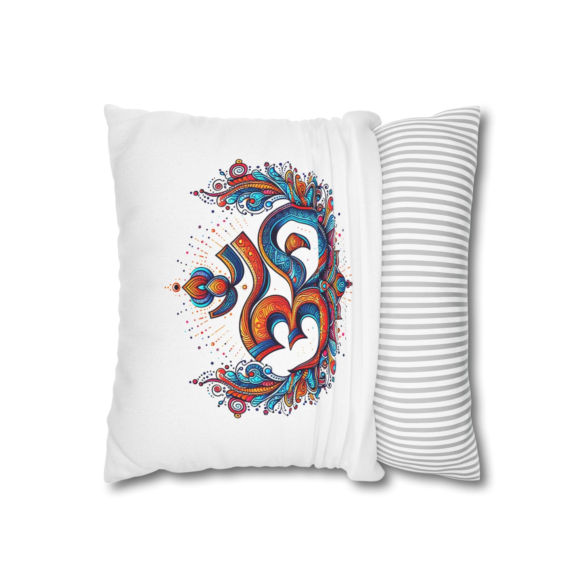 Yoga Spun Polyester Square Pillowcase by yogini italy