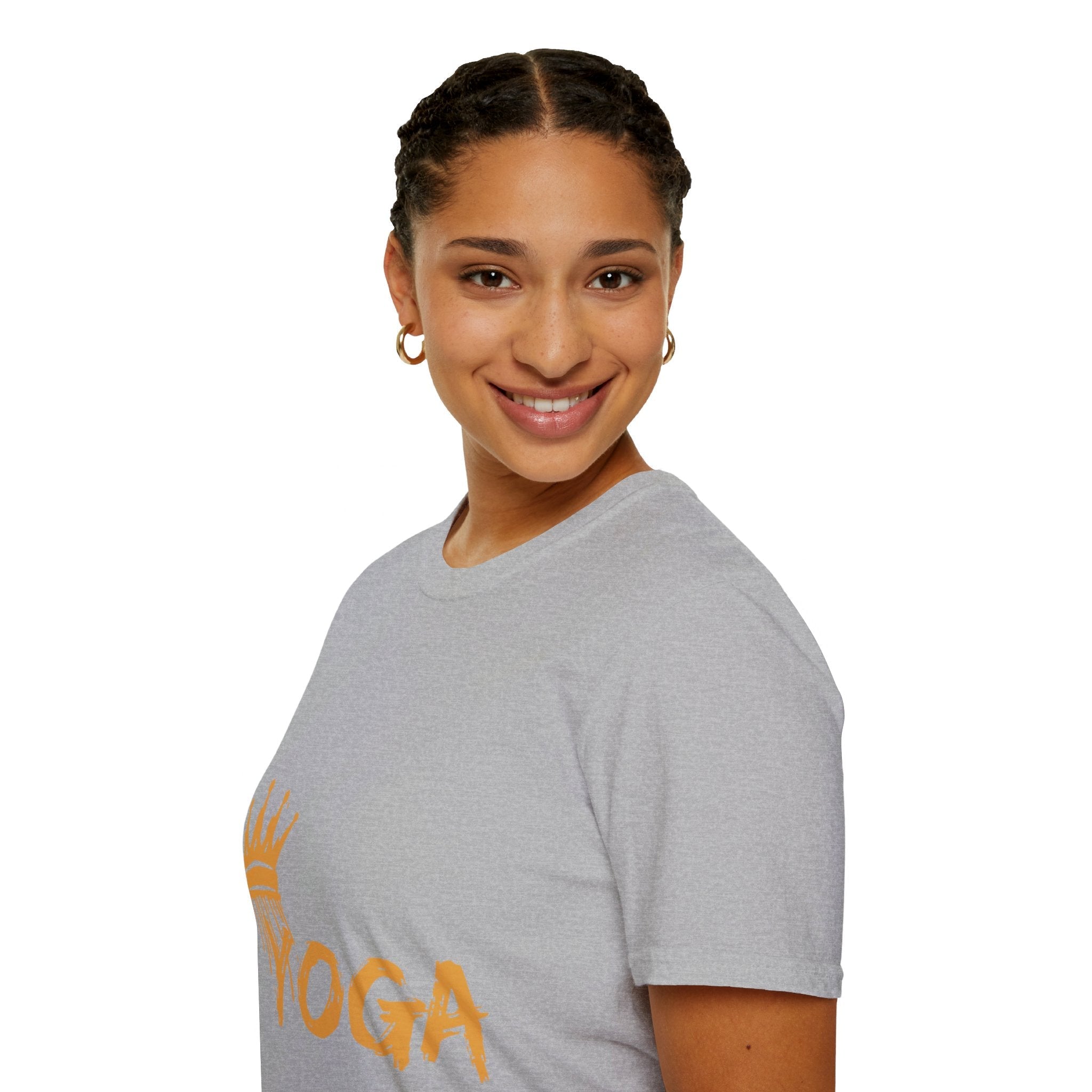 Crown Yoga - Unisex Softstyle T-Shirt by Yogini Italy