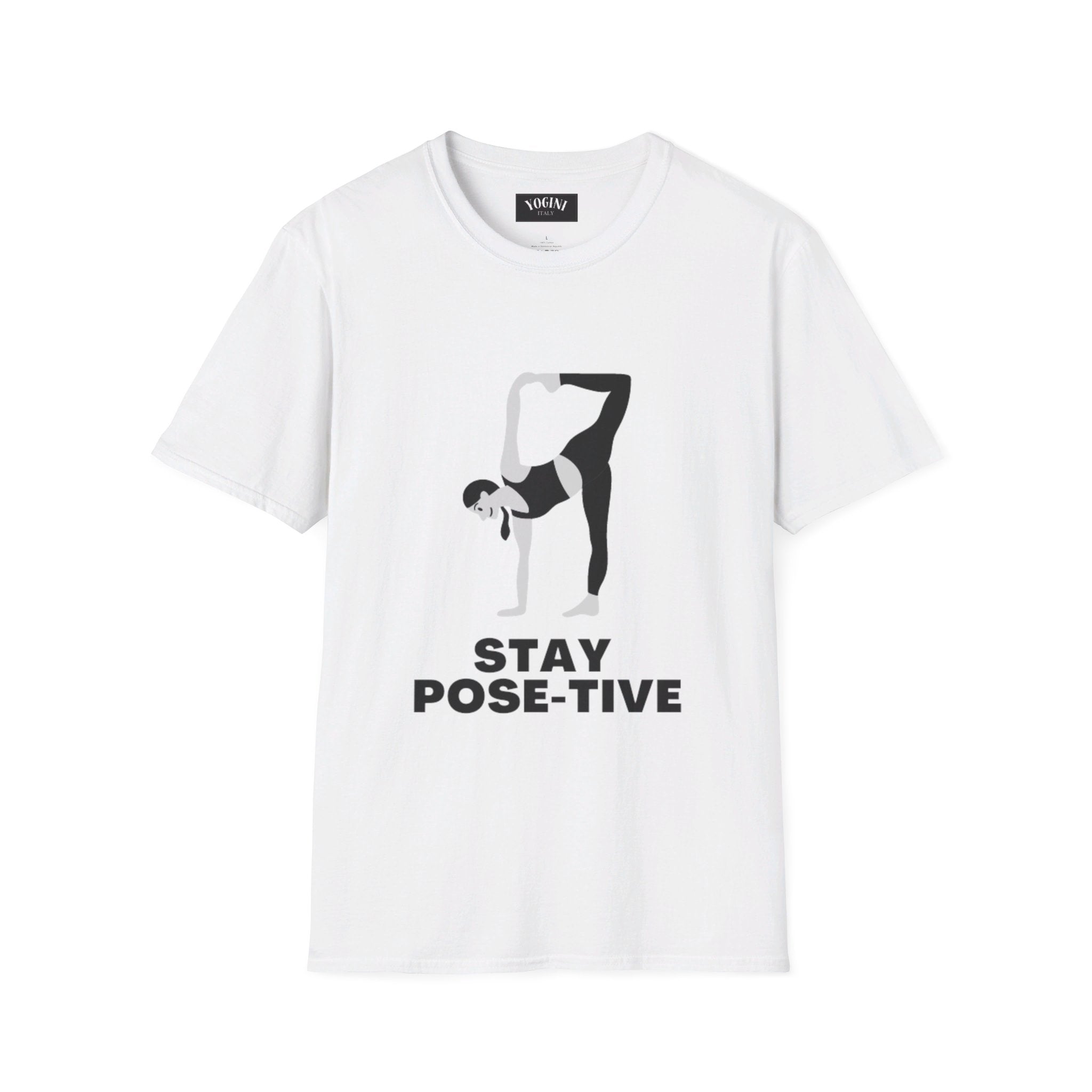 STAY POSE-TIVE - Unisex Softstyle T-Shirt by Yogini Italy