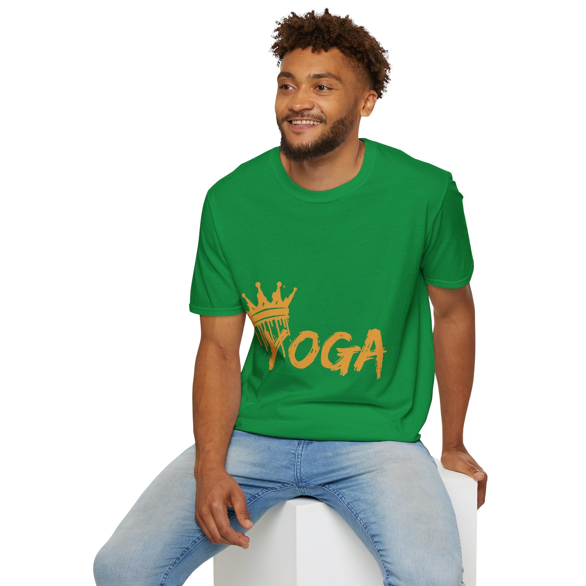 Crown Yoga - Unisex Softstyle T-Shirt by Yogini Italy