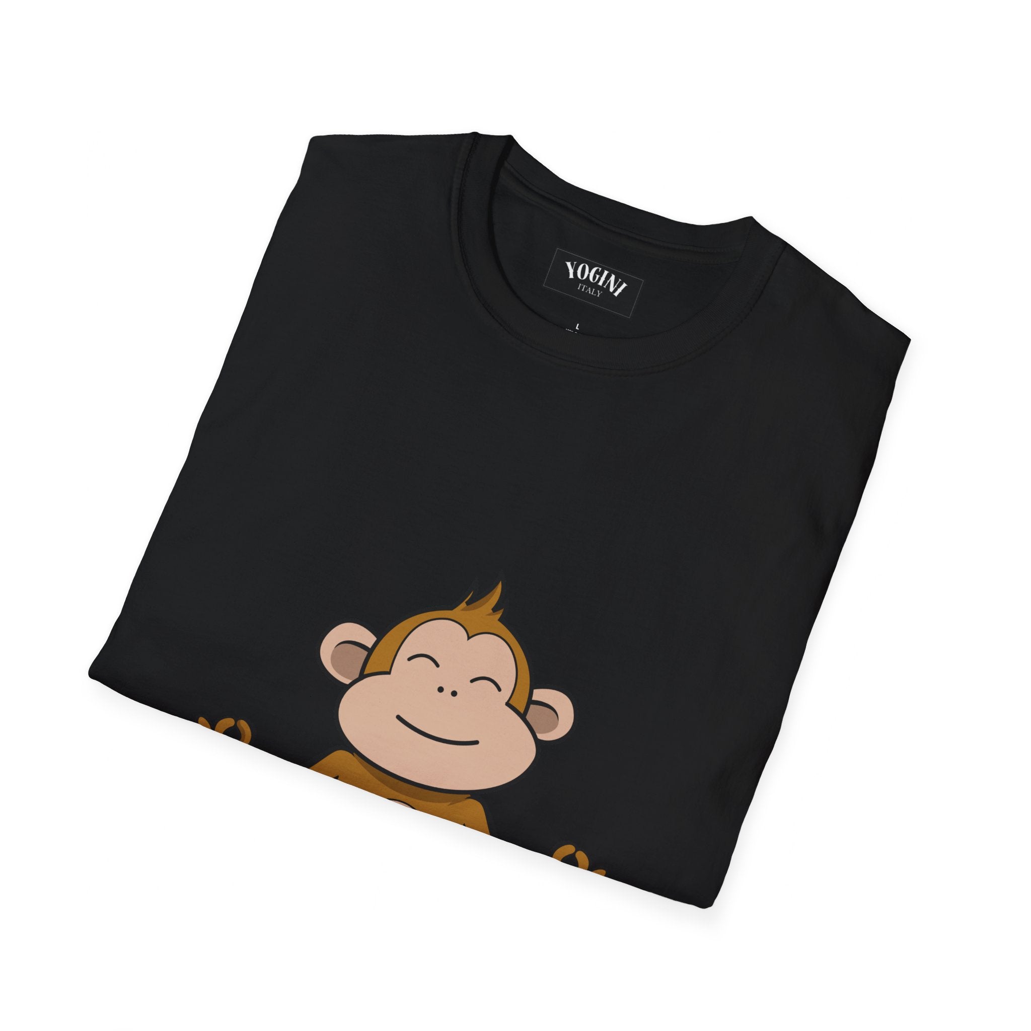 Monkey Yoga - Unisex Softstyle T-Shirt by Yogini Italy