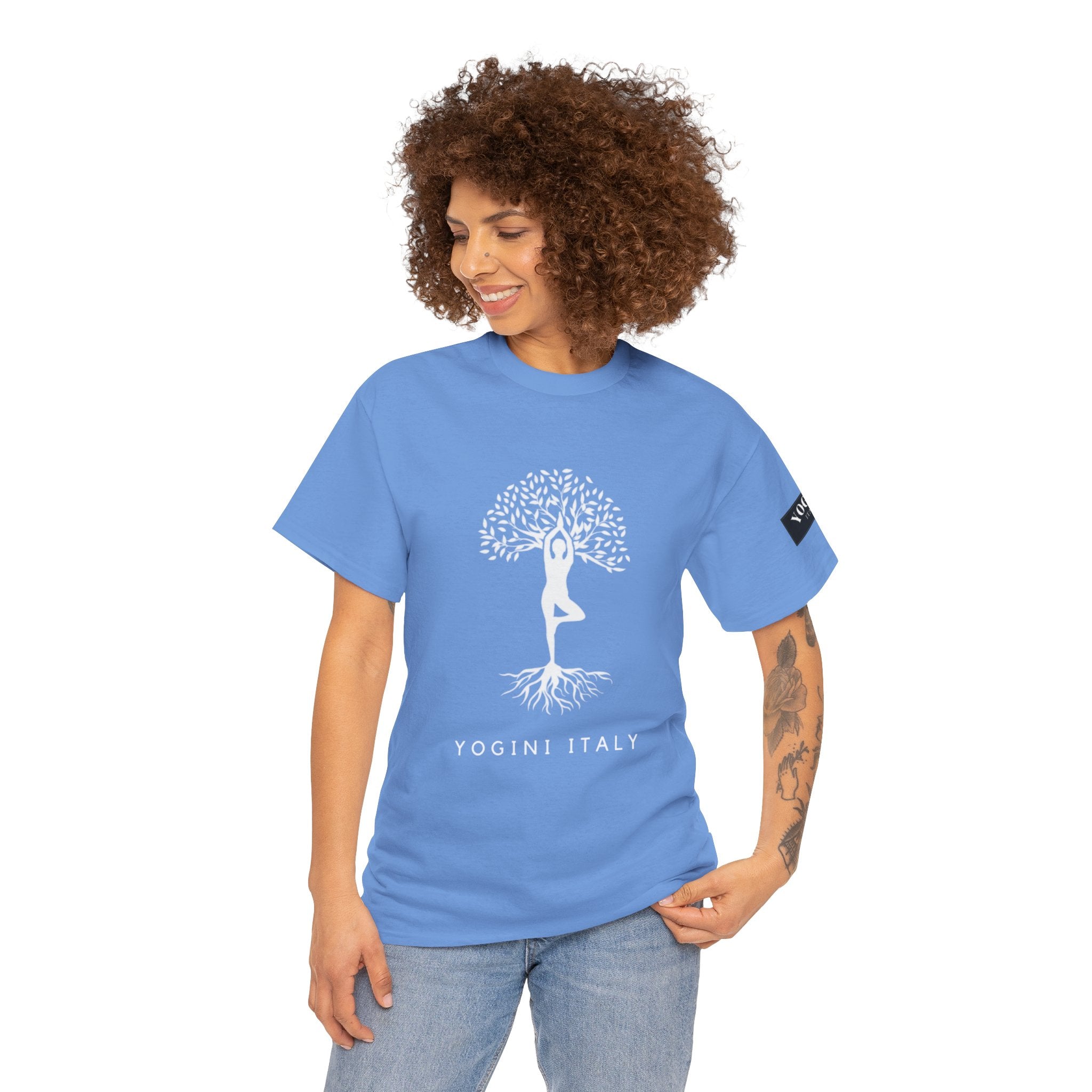 Awesome Yoga Unisex Heavy Cotton Tee by Yogini Italy