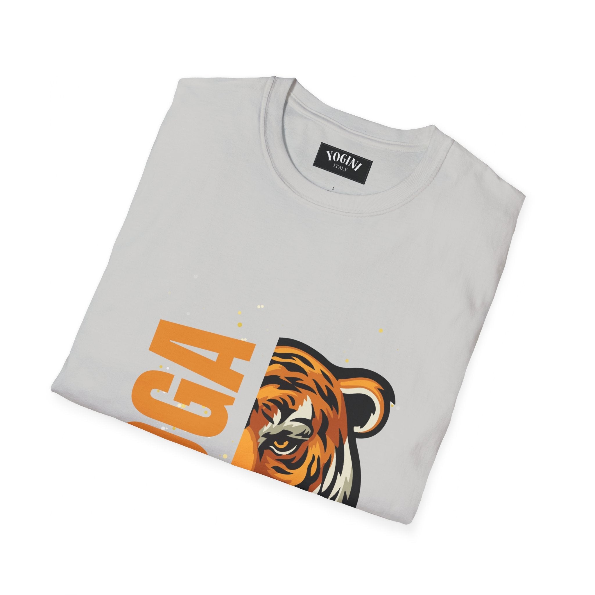 Tiger Yoga - Unisex Softstyle T-Shirt by Yogini Italy