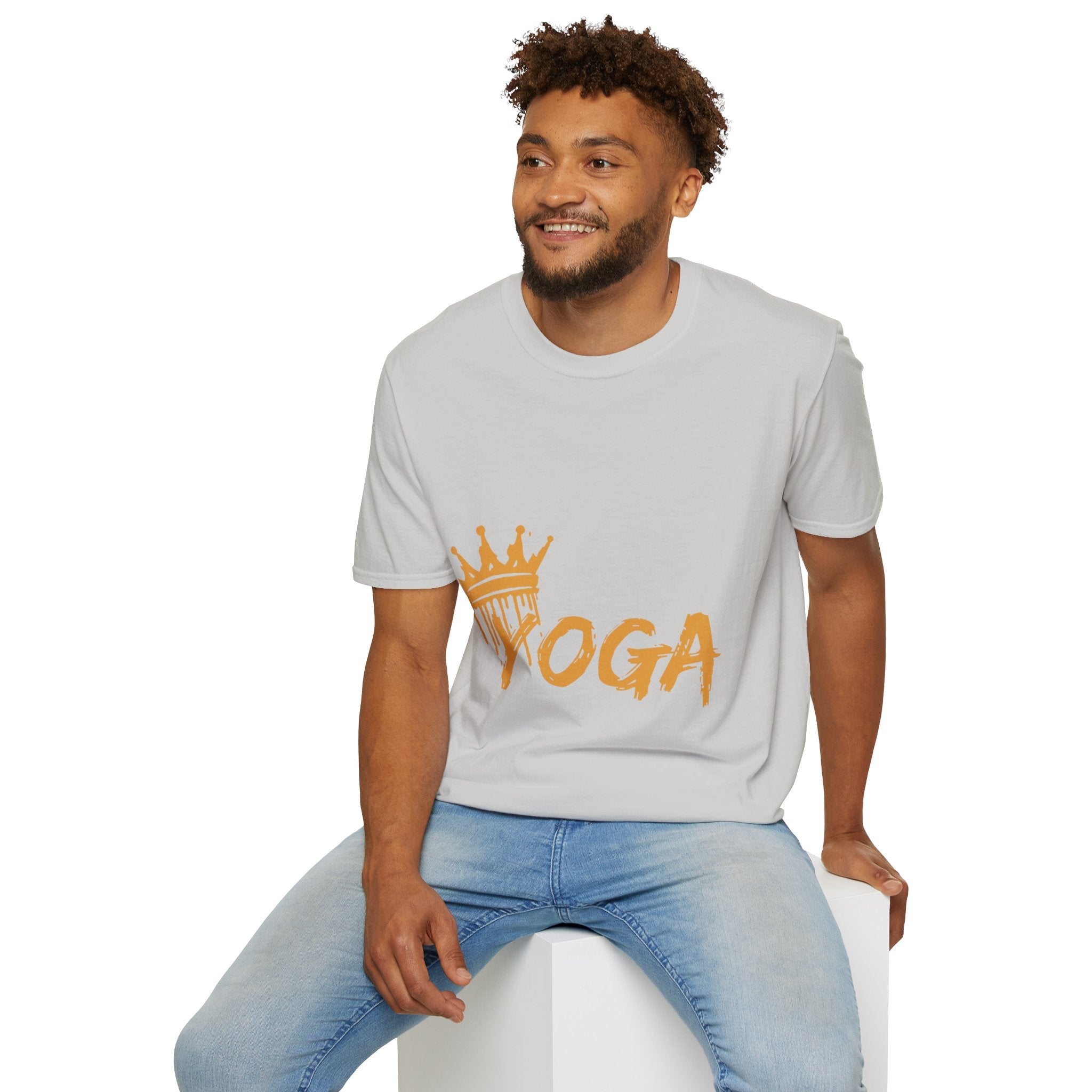 Crown Yoga - Unisex Softstyle T-Shirt by Yogini Italy