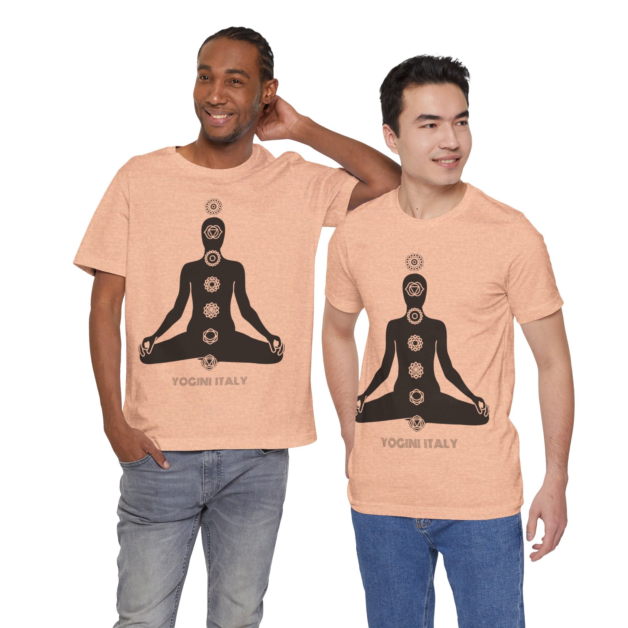 Active Chakra Yoga - Unisex Jersey Short Sleeve Tee by Yogini Italy