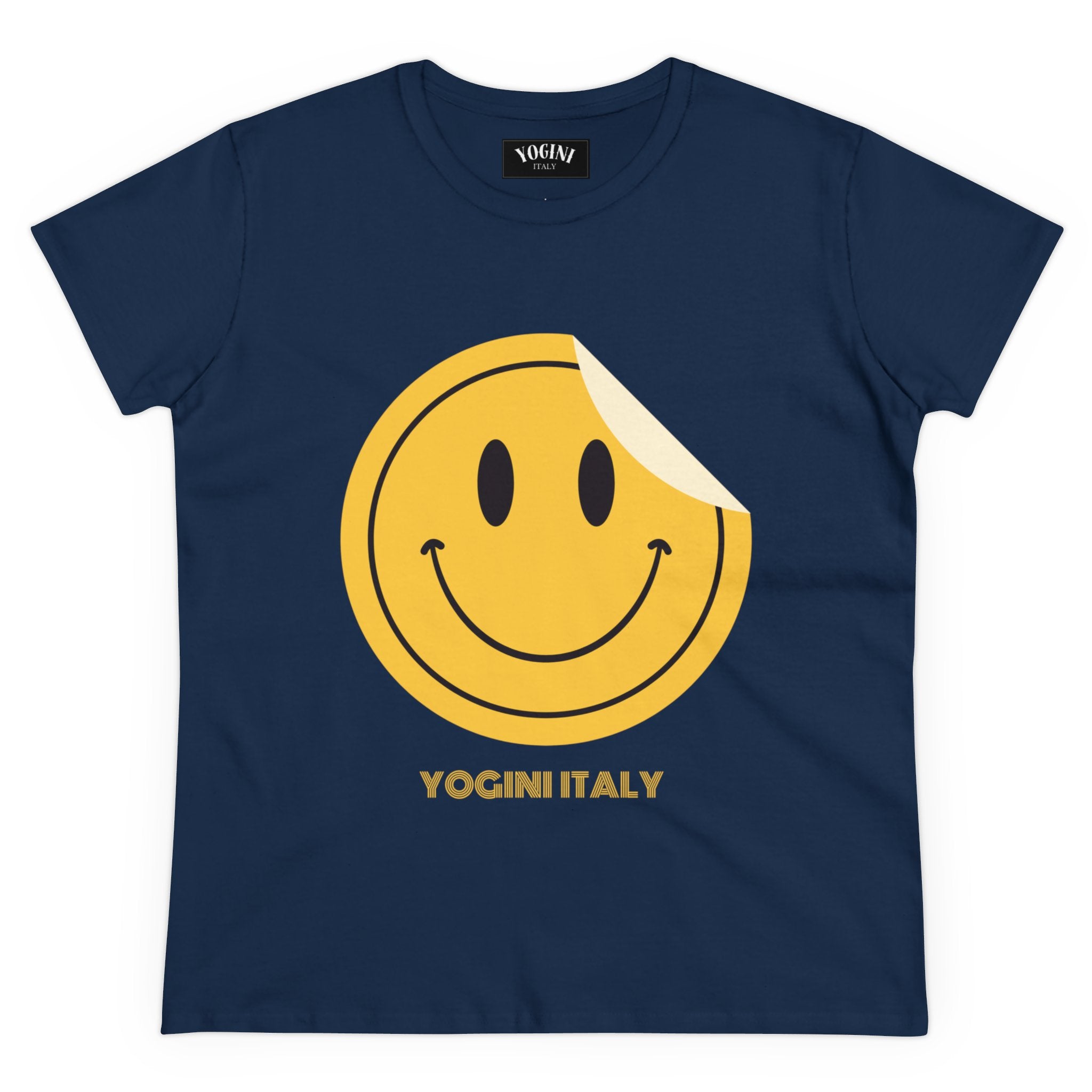 Smile - Women's Midweight Cotton Tee by Yogini Italy