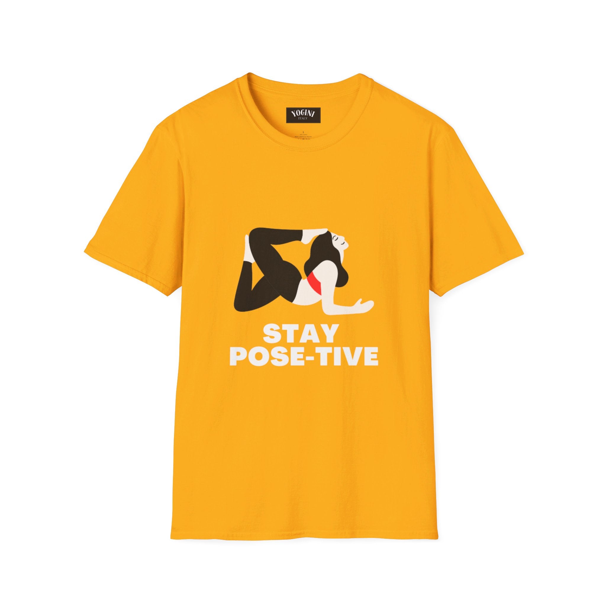 STAY POSE-TIVE - Unisex Softstyle T-Shirt by Yogini Italy