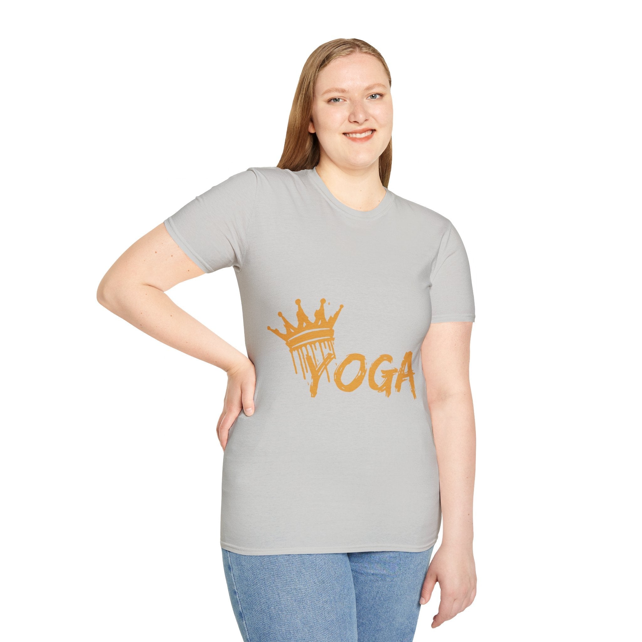 Crown Yoga - Unisex Softstyle T-Shirt by Yogini Italy