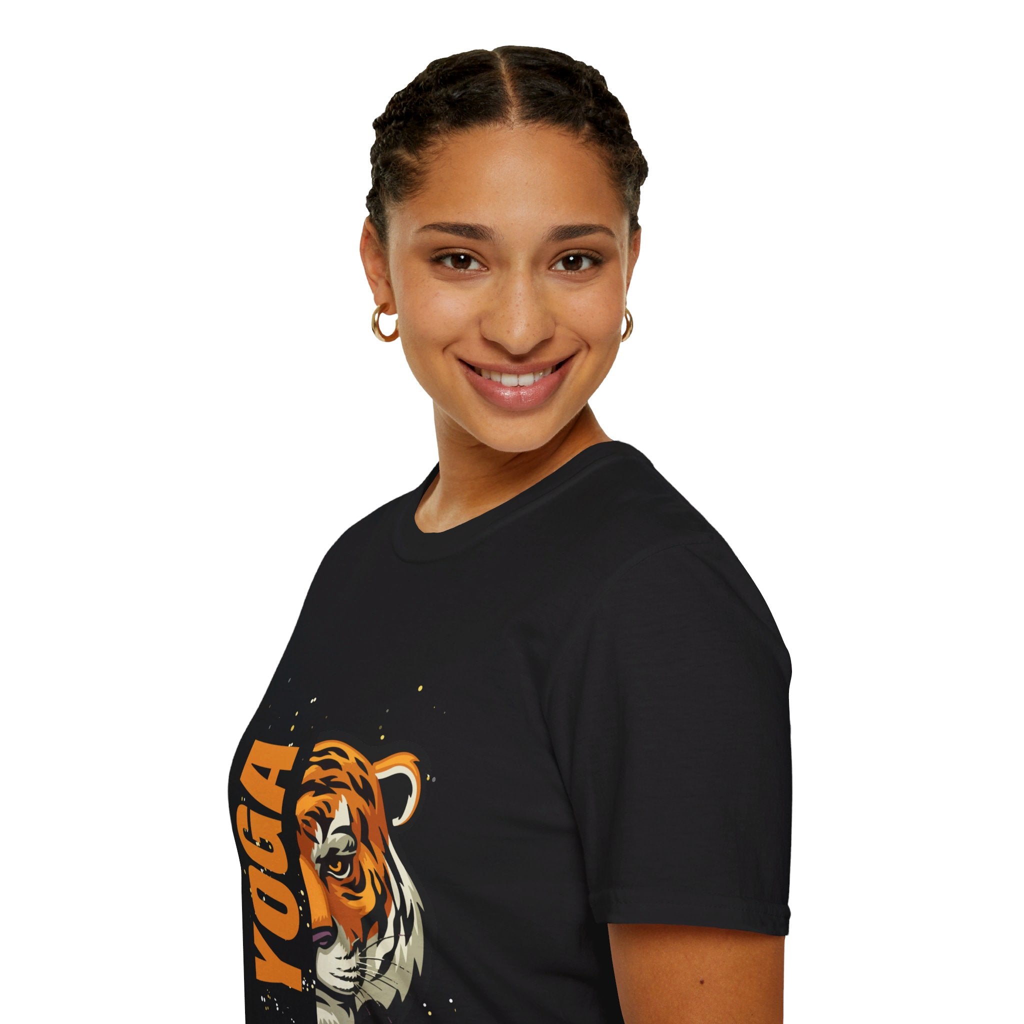 Active Tiger Yoga - Unisex Softstyle T-Shirt by Yogini Italy