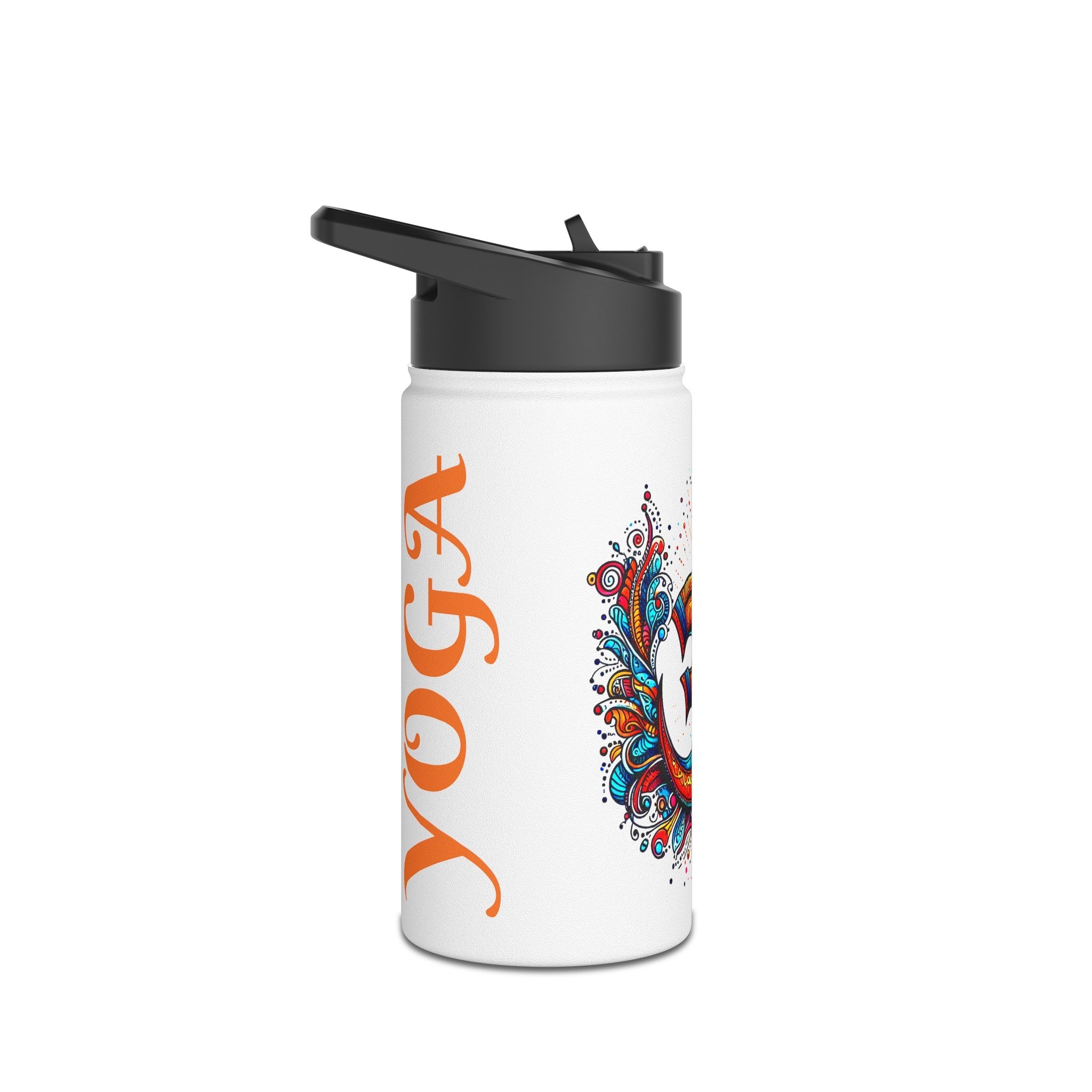 Stainless Steel Water Bottle, Standard Lid BY YOGINI ITALY