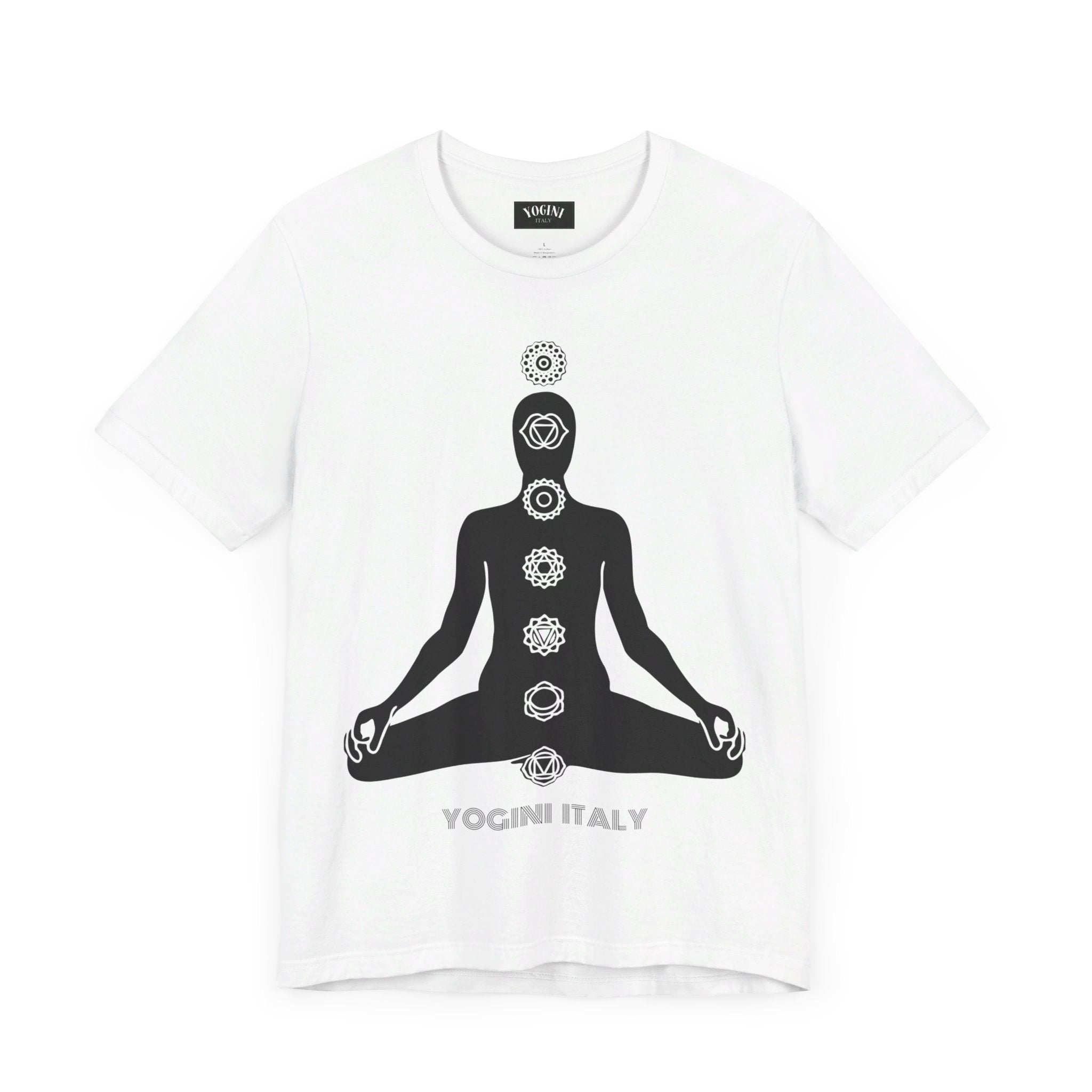 Active Chakra Yoga - Unisex Jersey Short Sleeve Tee by Yogini Italy