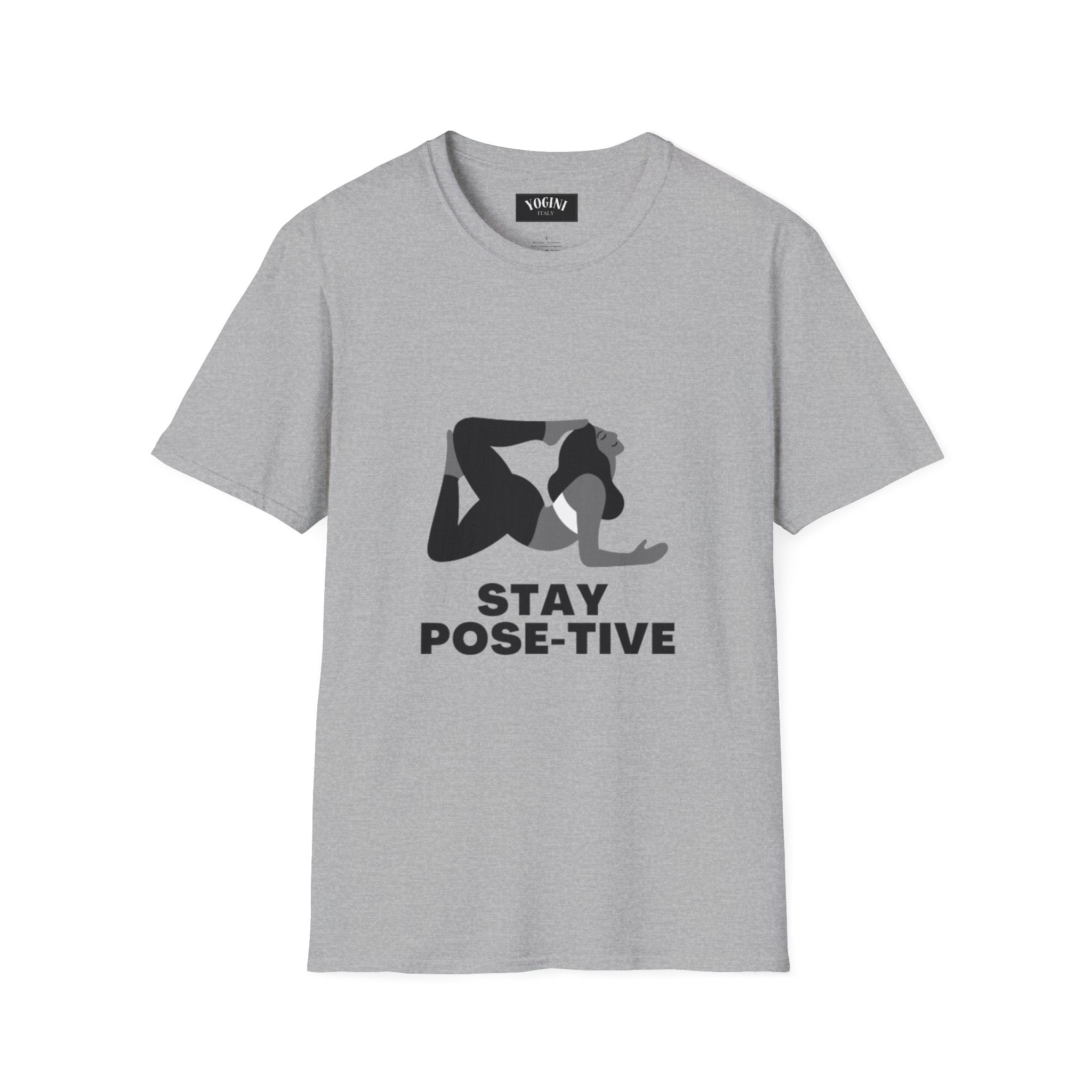 STAY POSE-TIVE - Unisex Softstyle T-Shirt by Yogini Italy