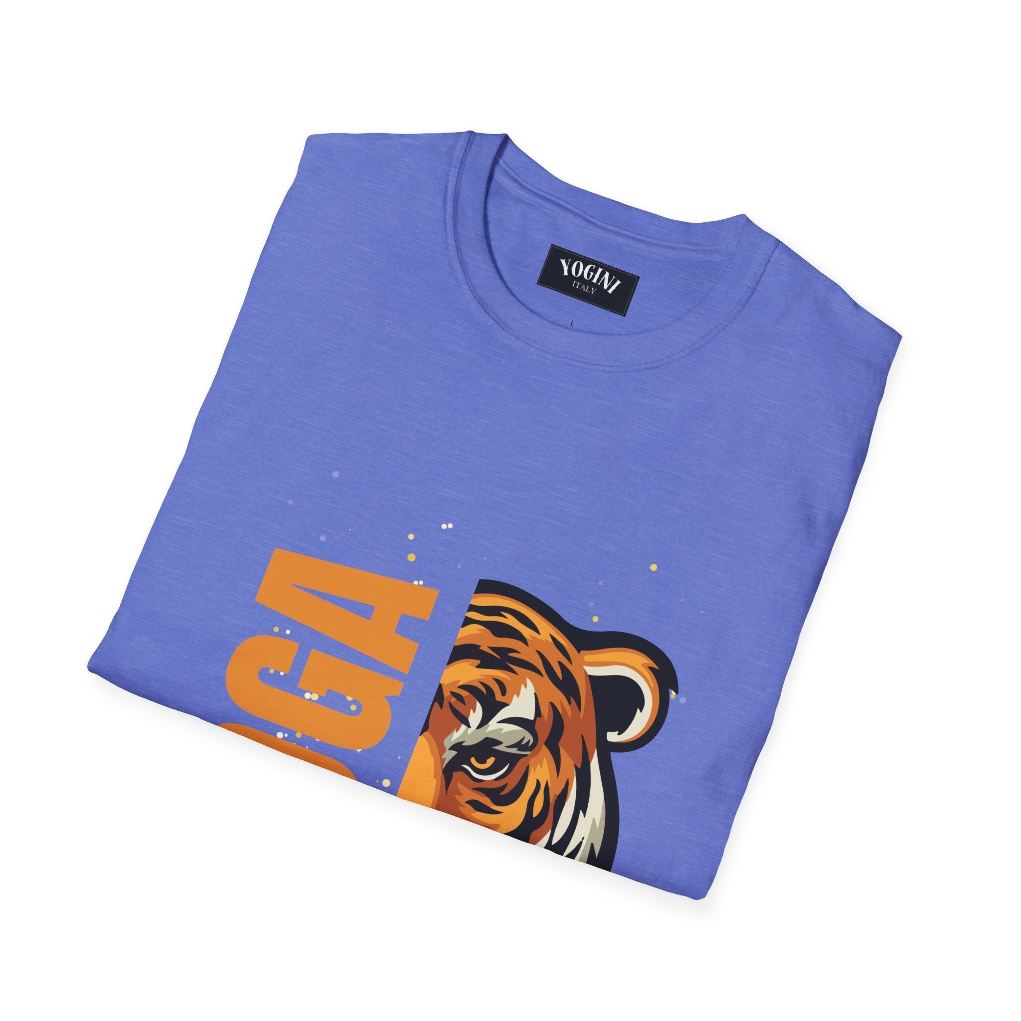 Tiger Yoga - Unisex Softstyle T-Shirt by Yogini Italy