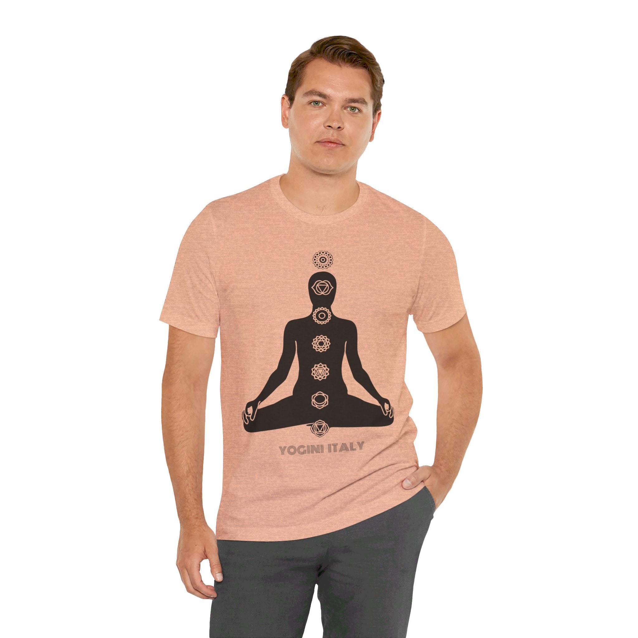 Active Chakra Yoga - Unisex Jersey Short Sleeve Tee by Yogini Italy