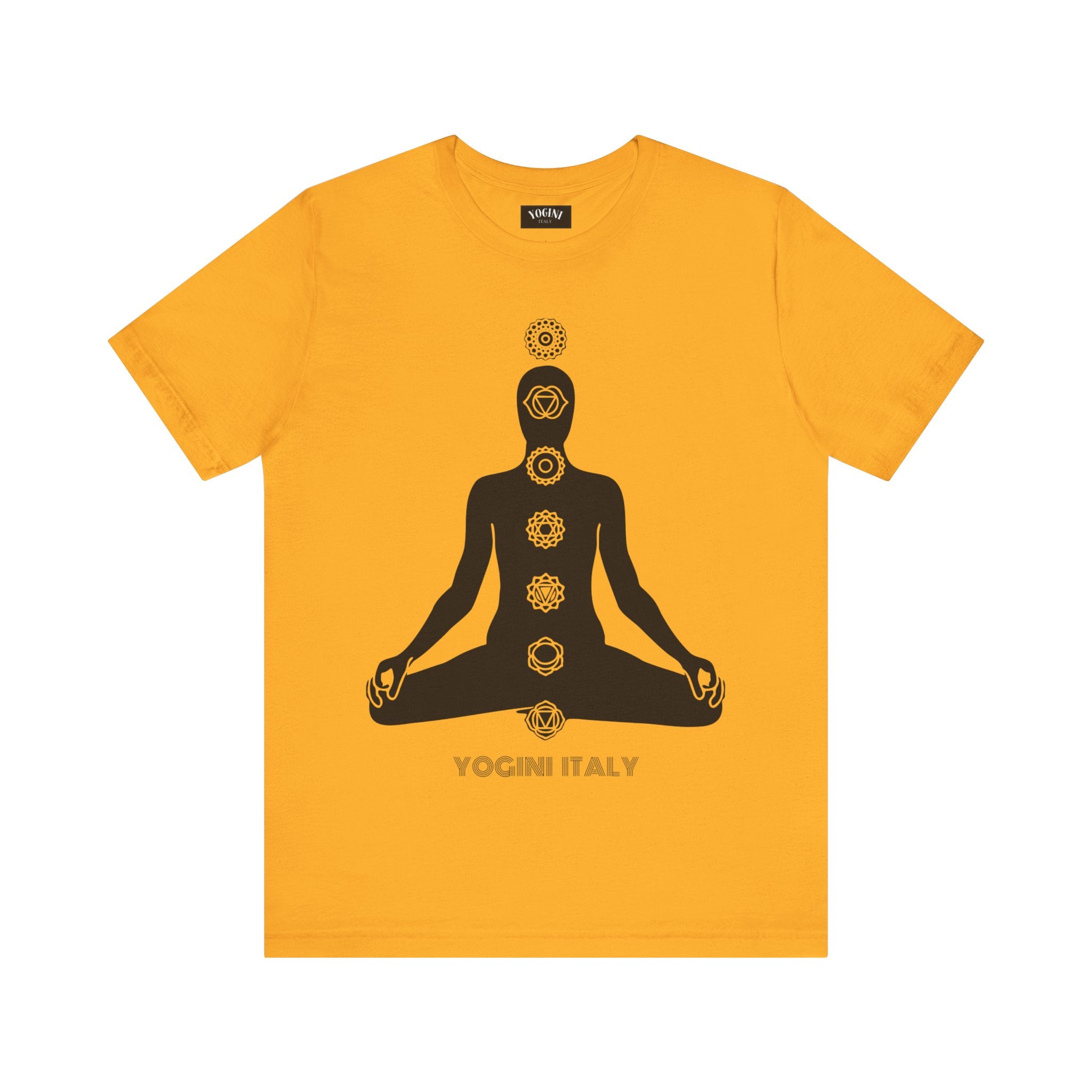 Active Chakra Yoga - Unisex Jersey Short Sleeve Tee by Yogini Italy