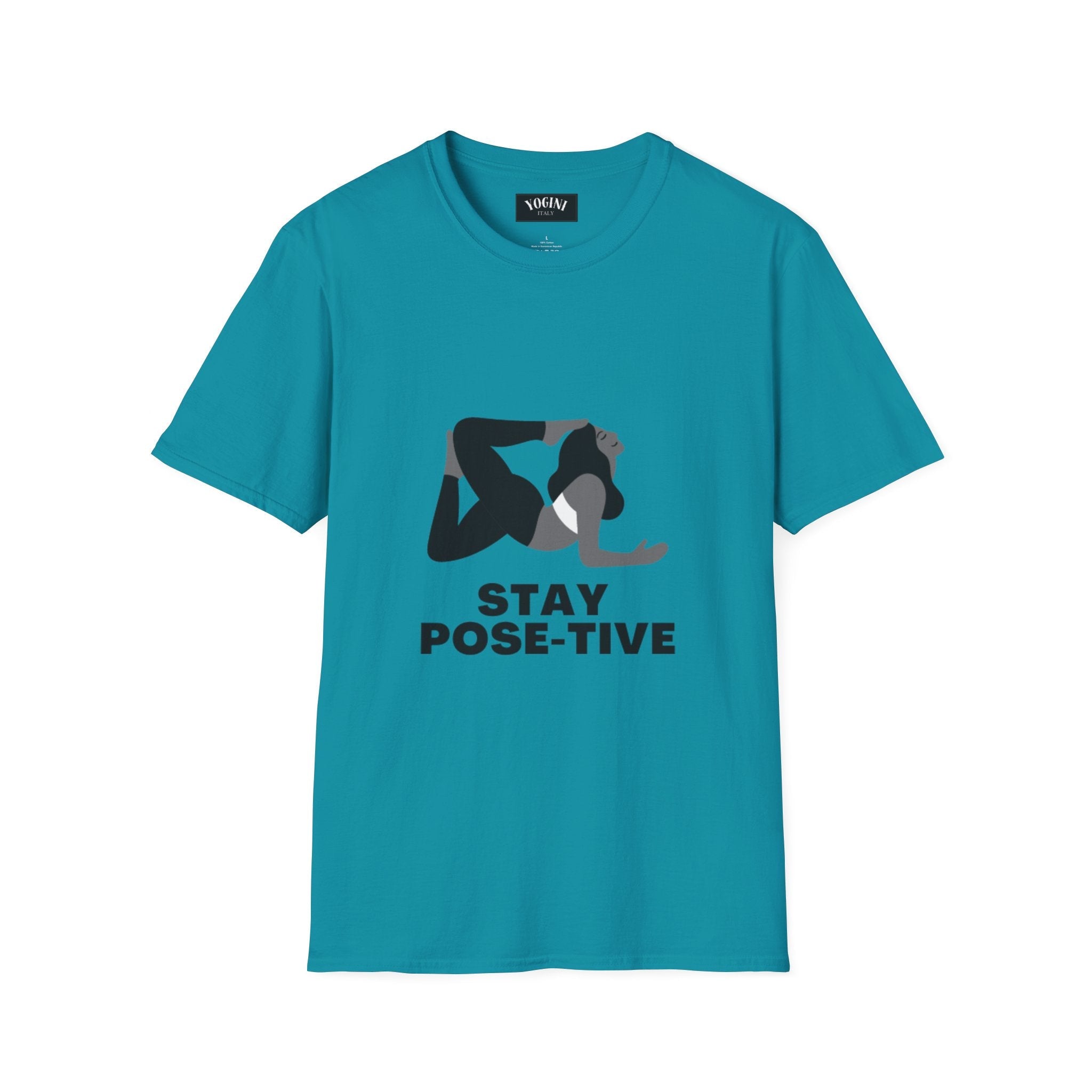 STAY POSE-TIVE - Unisex Softstyle T-Shirt by Yogini Italy