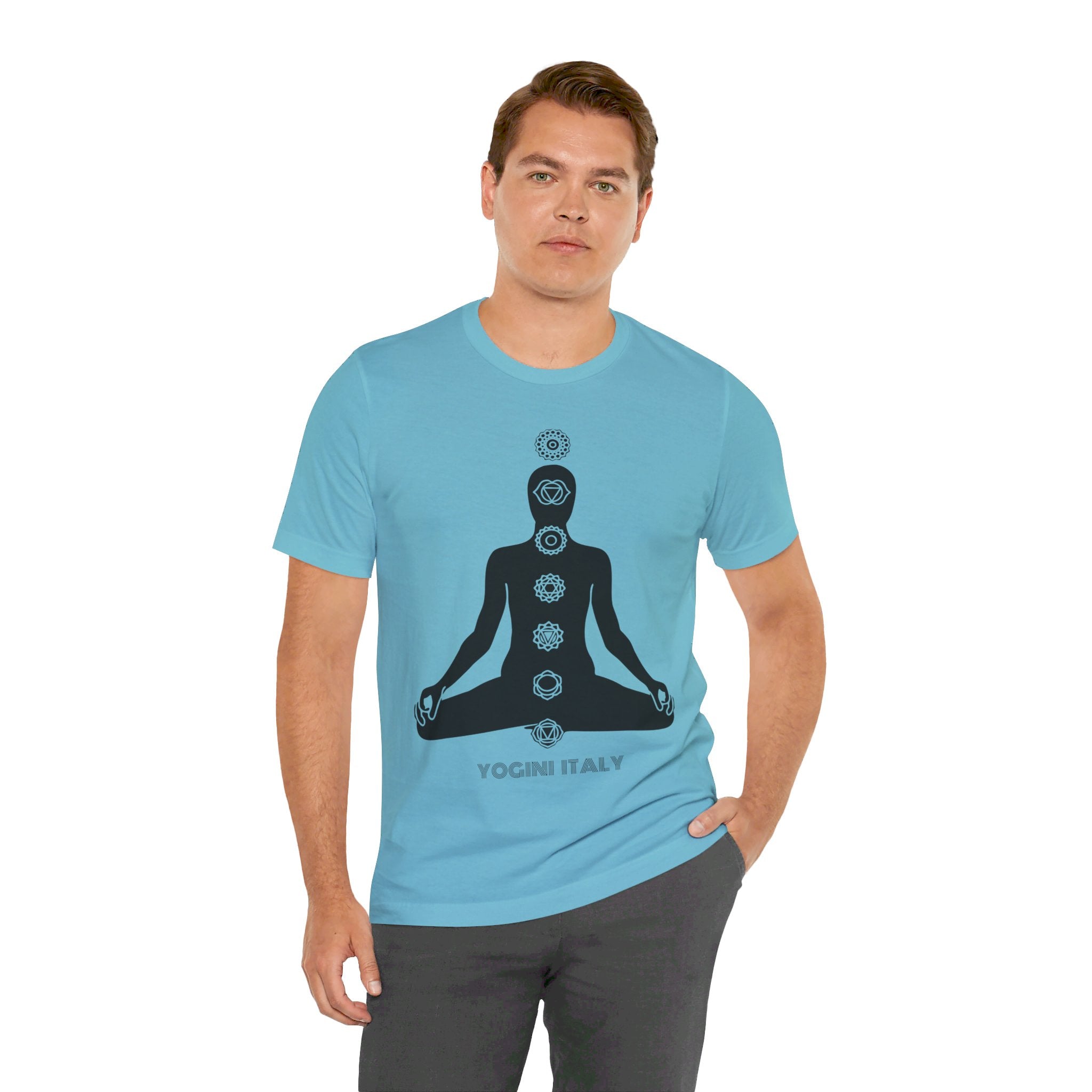 Active Chakra Yoga - Unisex Jersey Short Sleeve Tee by Yogini Italy