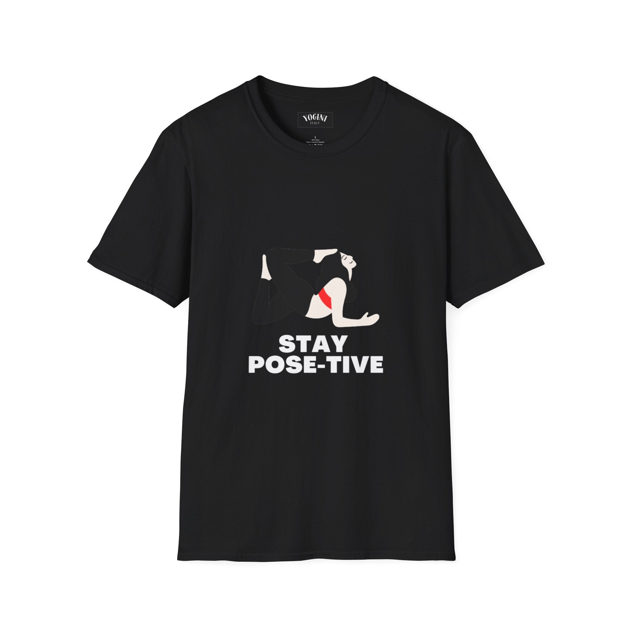 STAY POSE-TIVE - Unisex Softstyle T-Shirt by Yogini Italy