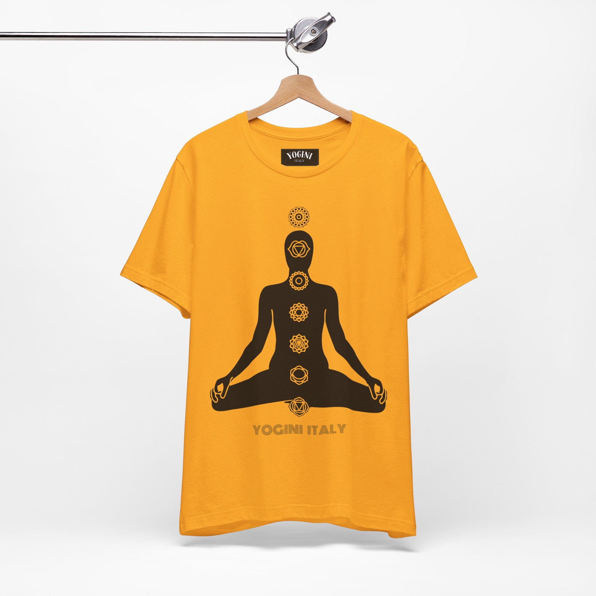 Active Chakra Yoga - Unisex Jersey Short Sleeve Tee by Yogini Italy