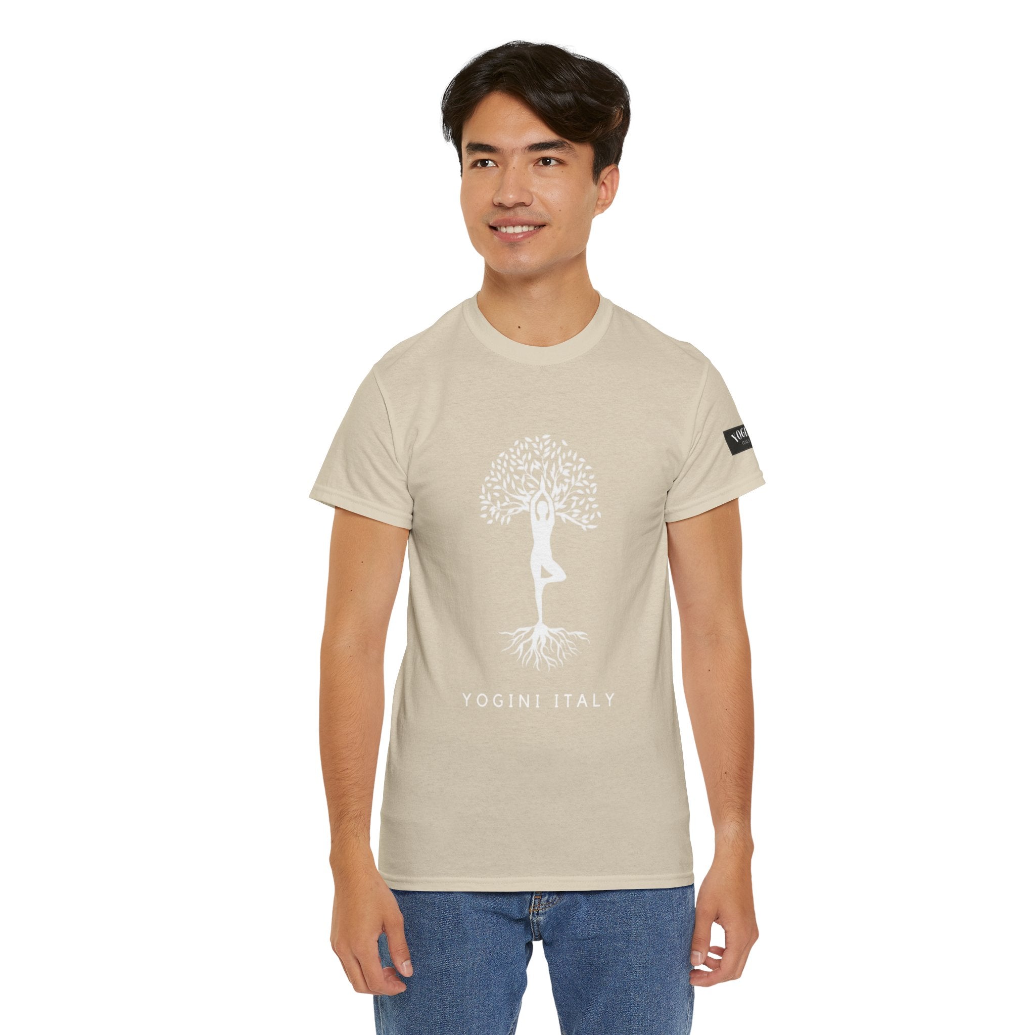 Awesome Yoga Unisex Heavy Cotton Tee by Yogini Italy