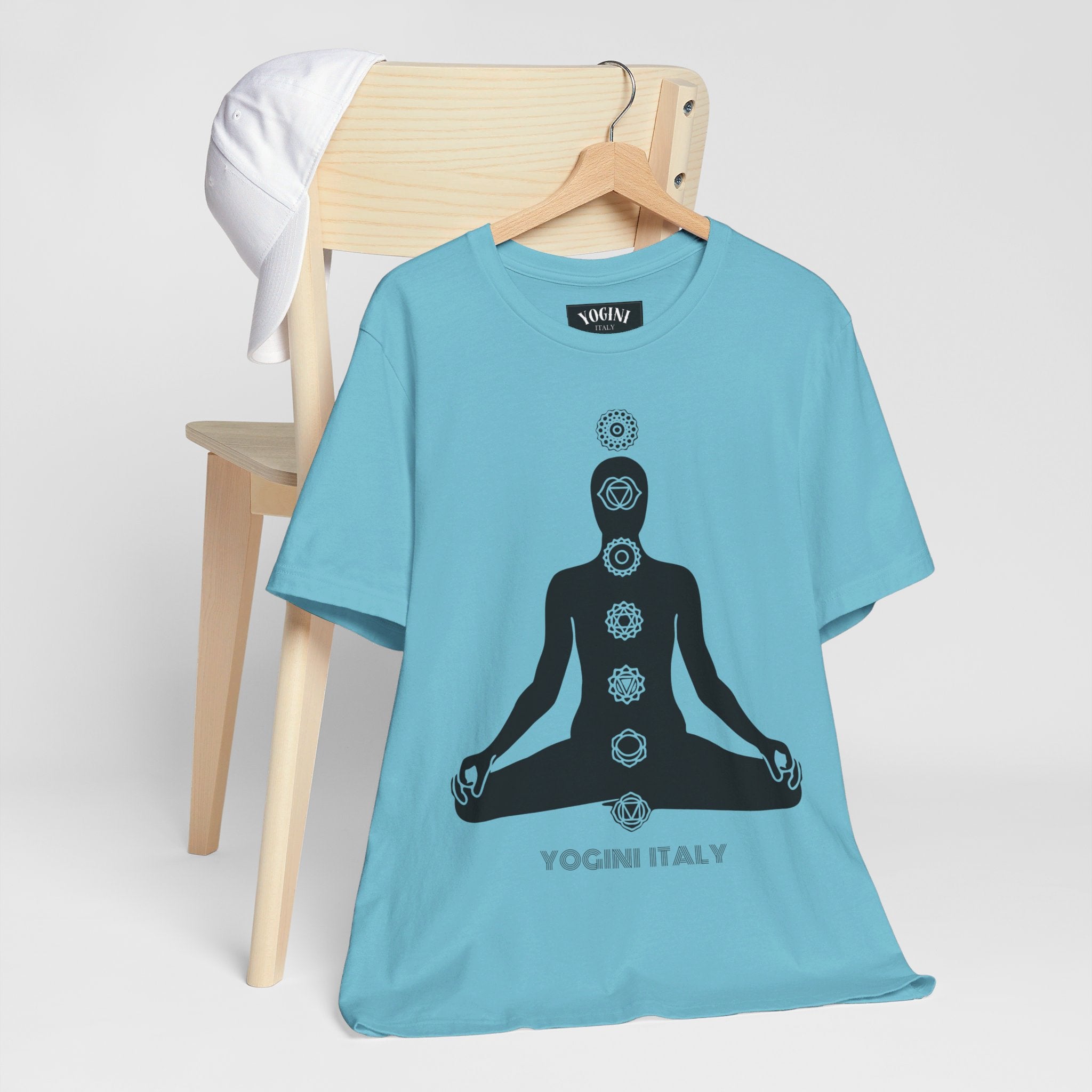 Active Chakra Yoga - Unisex Jersey Short Sleeve Tee by Yogini Italy