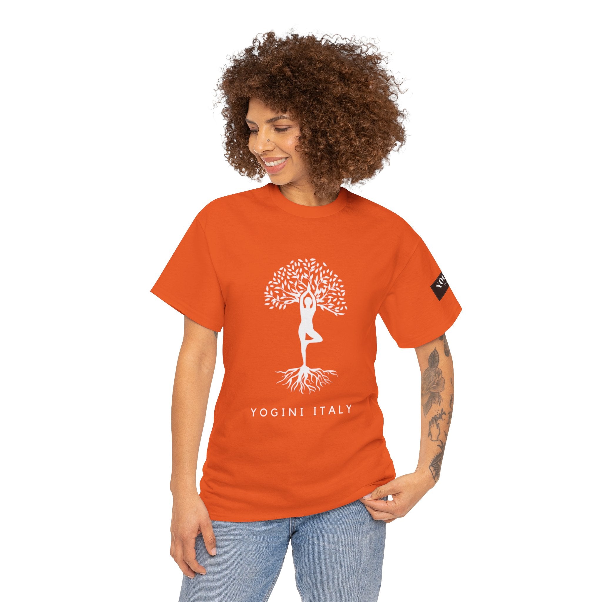 Awesome Yoga Unisex Heavy Cotton Tee by Yogini Italy