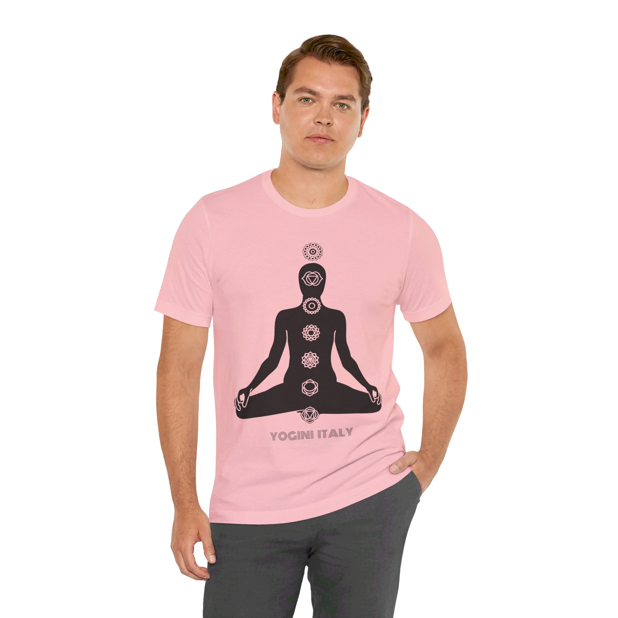 Active Chakra Yoga - Unisex Jersey Short Sleeve Tee by Yogini Italy