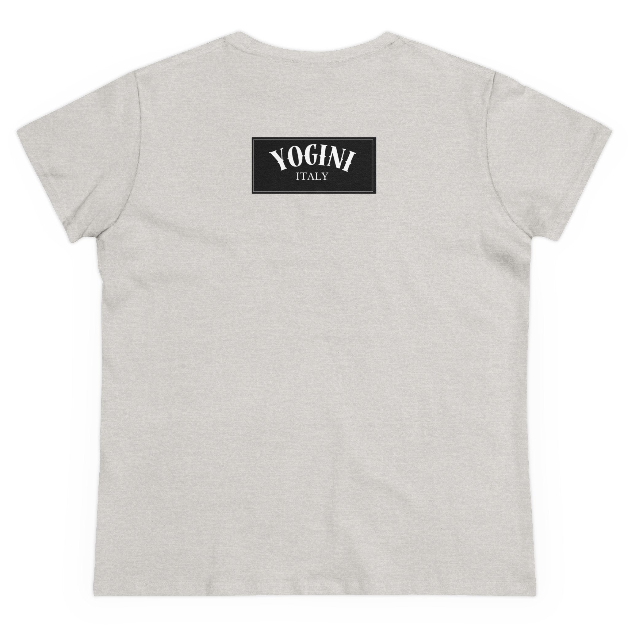 Crown Yoga -  Women's Midweight Cotton Tee by Yogini Italy