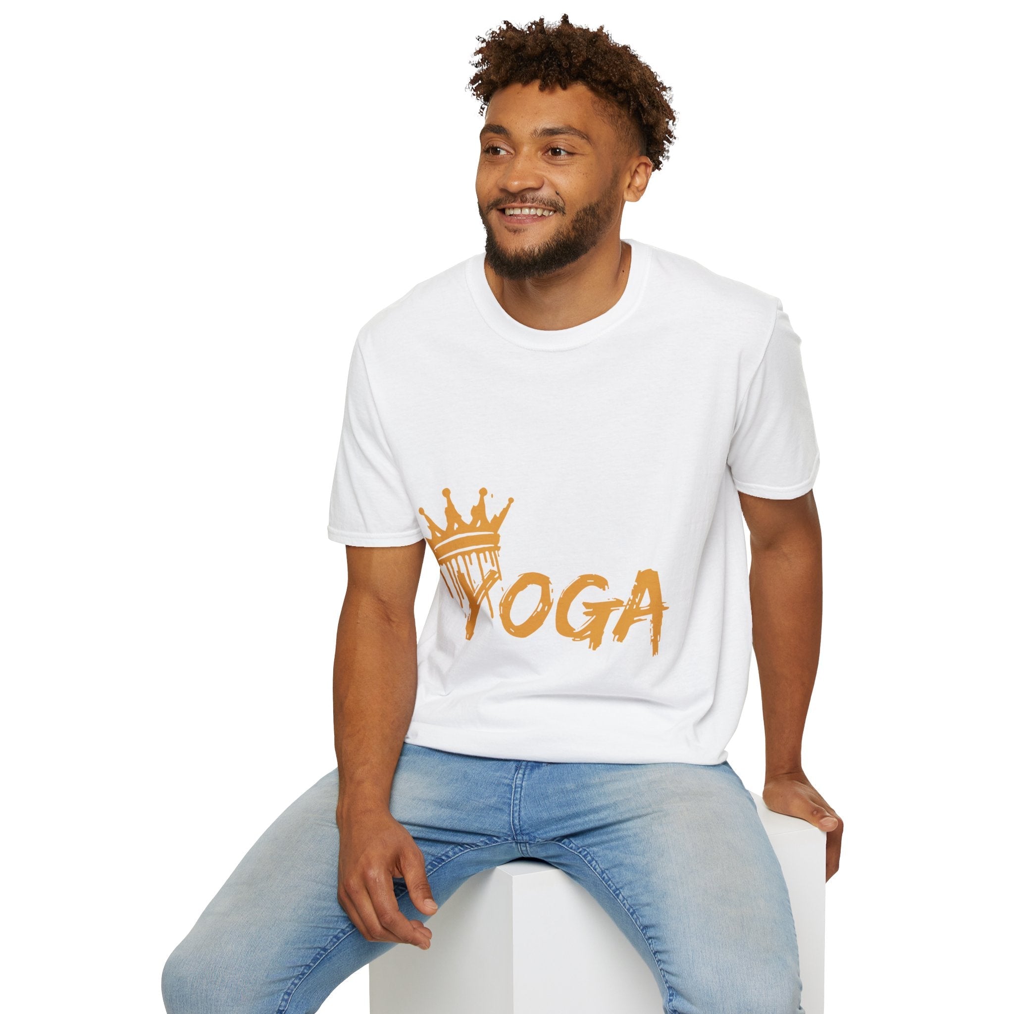 Crown Yoga - Unisex Softstyle T-Shirt by Yogini Italy