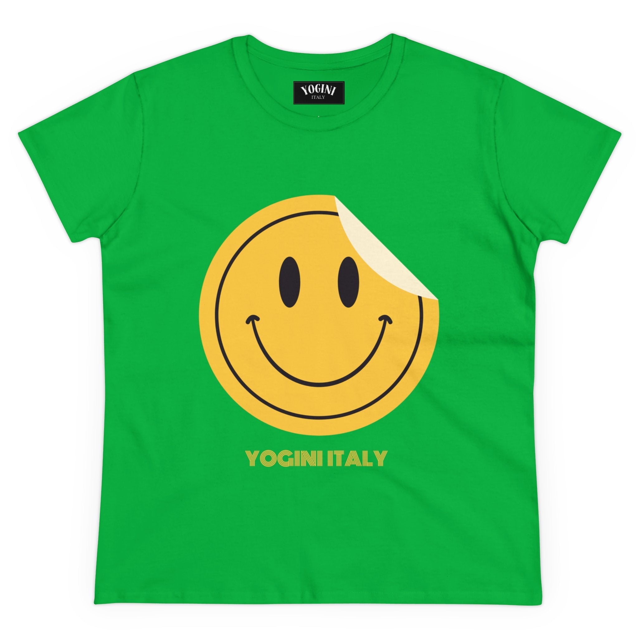 Smile - Women's Midweight Cotton Tee by Yogini Italy