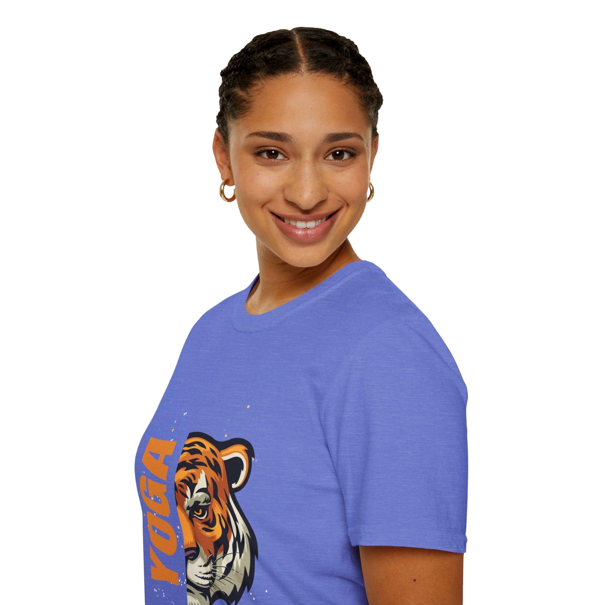 Active Tiger Yoga - Unisex Softstyle T-Shirt by Yogini Italy