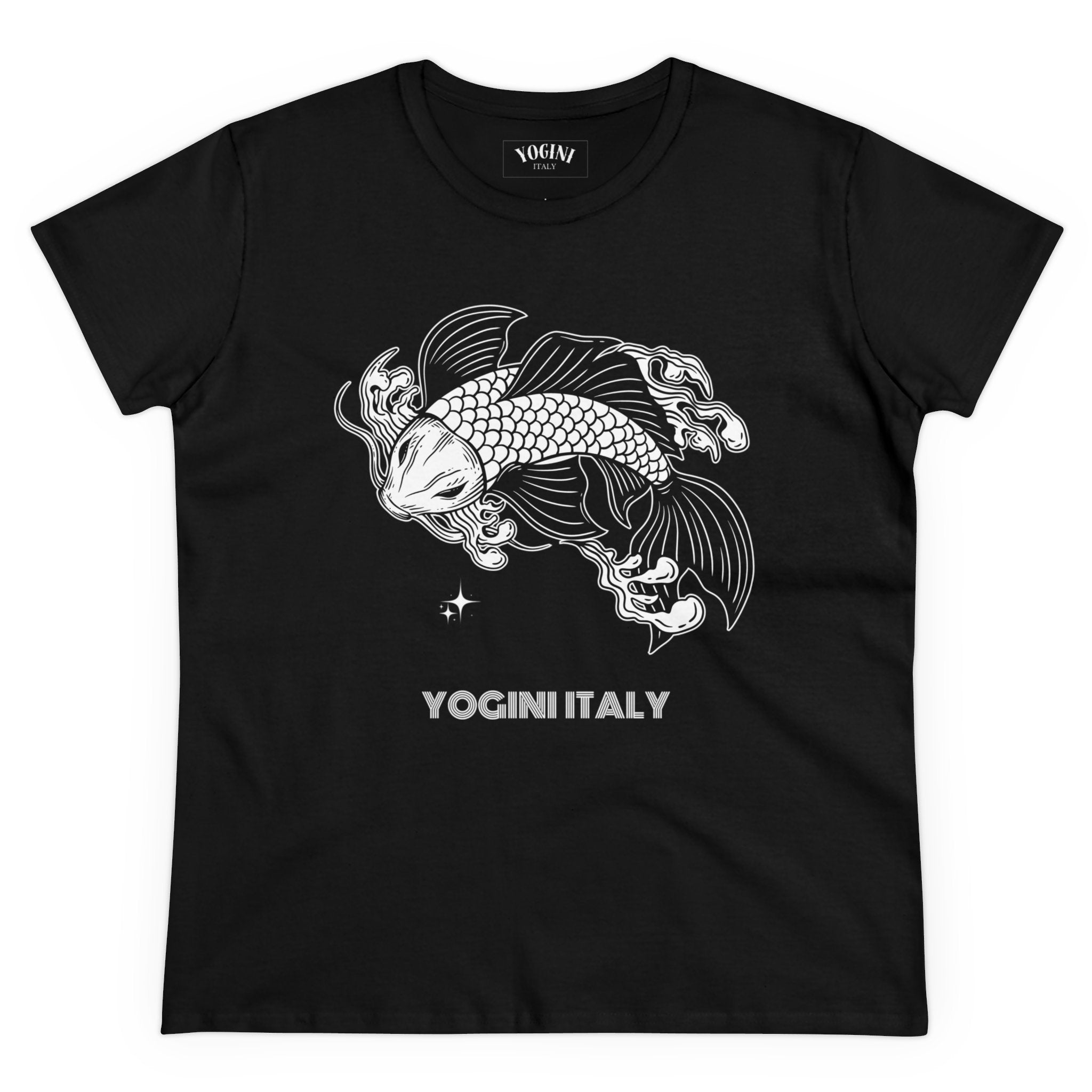 Carp - Women's Midweight Cotton Tee by Yogini Italy