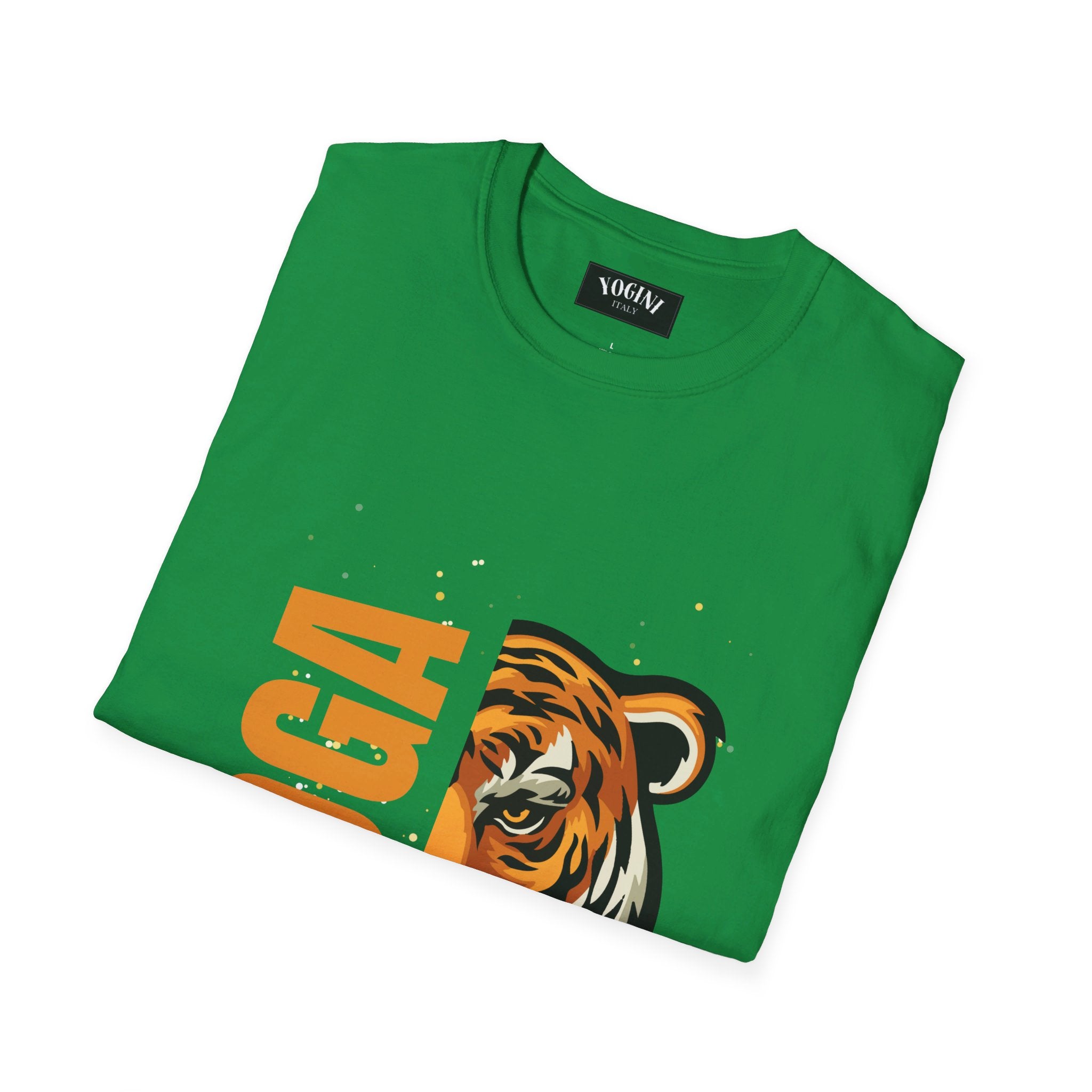 Active Tiger Yoga - Unisex Softstyle T-Shirt by Yogini Italy