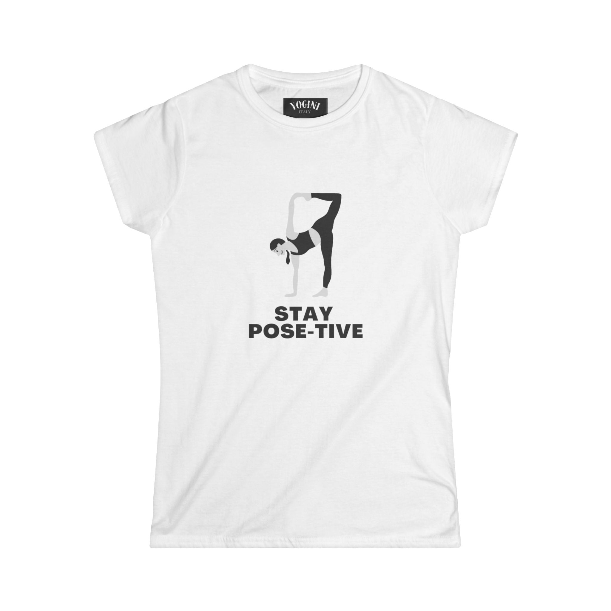 Active Yoga T-Shirt - Stay Pose-tive by Yogini Italy