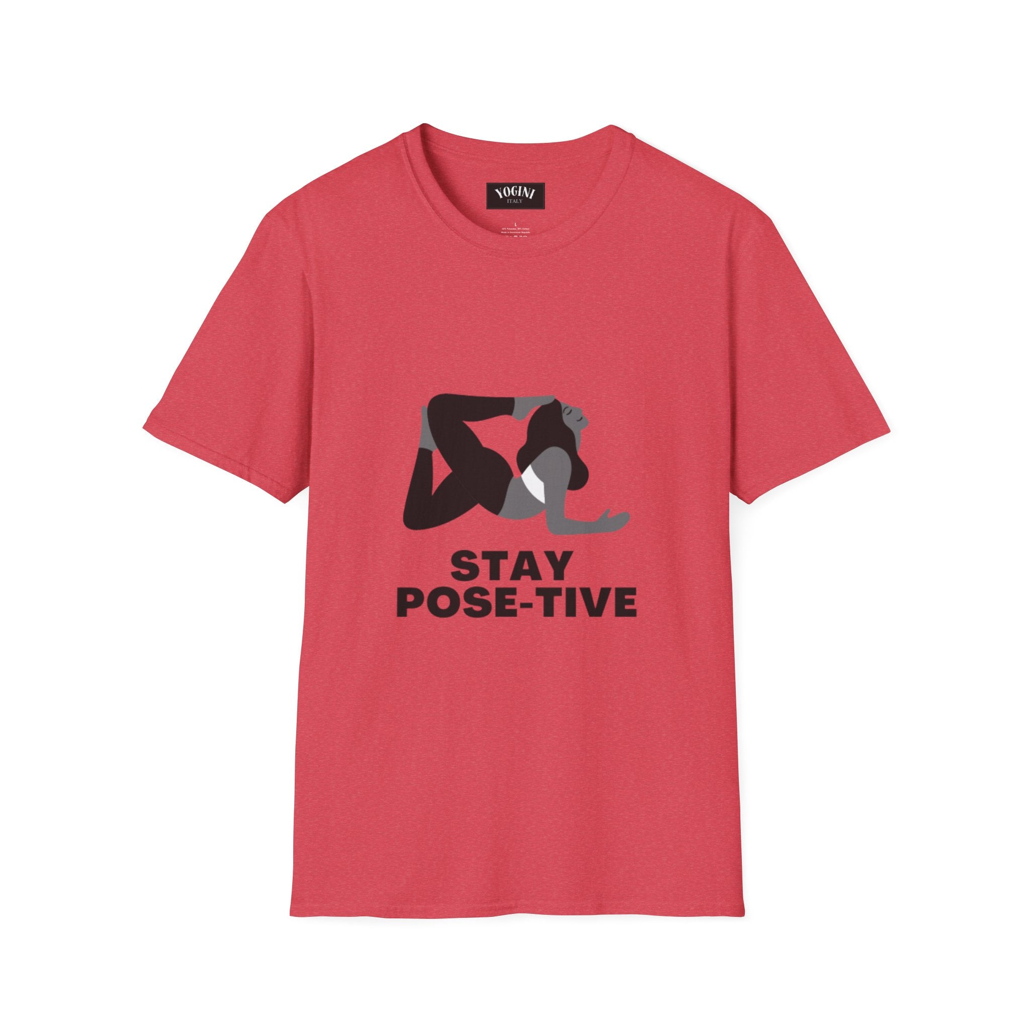 STAY POSE-TIVE - Unisex Softstyle T-Shirt by Yogini Italy