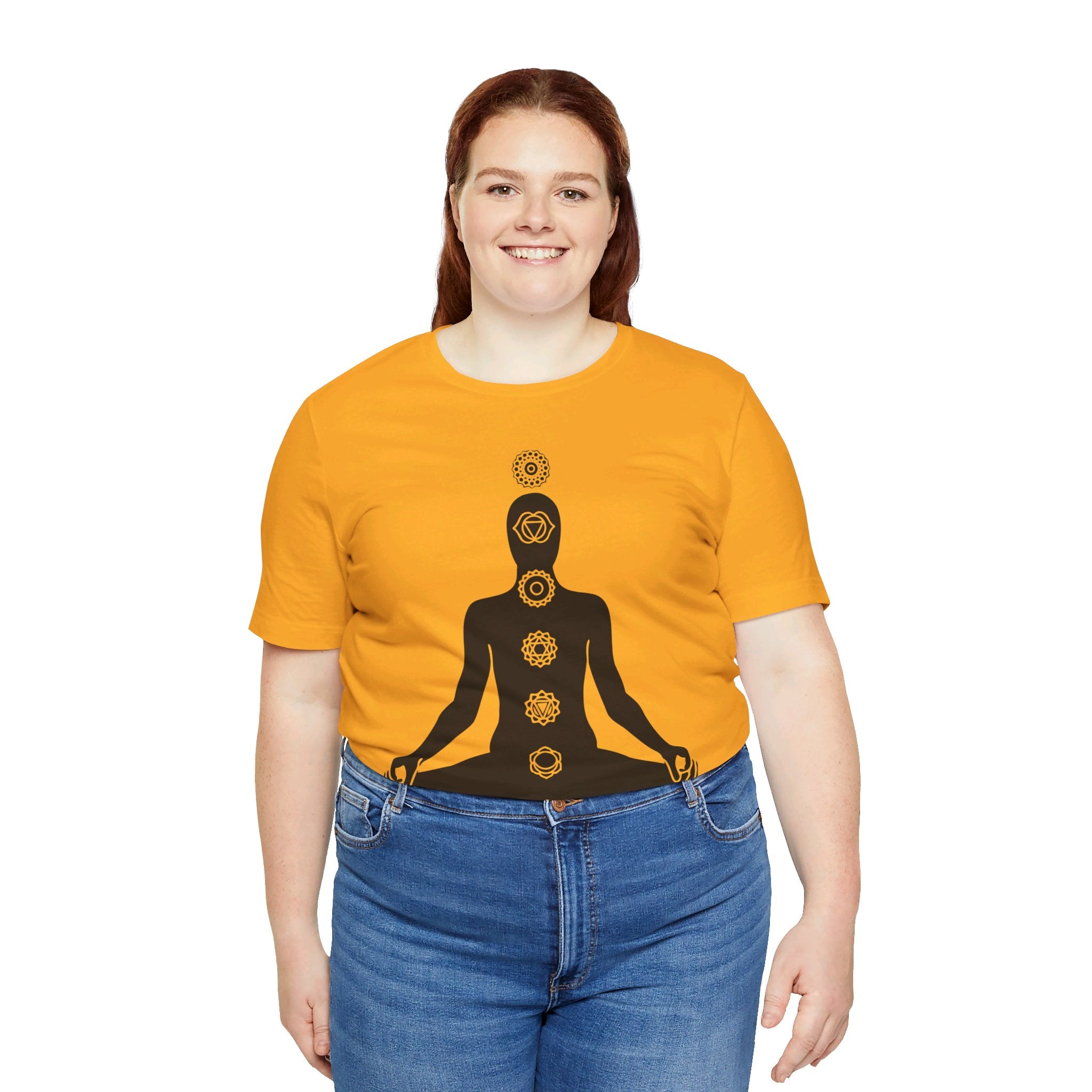 Active Chakra Yoga - Unisex Jersey Short Sleeve Tee by Yogini Italy