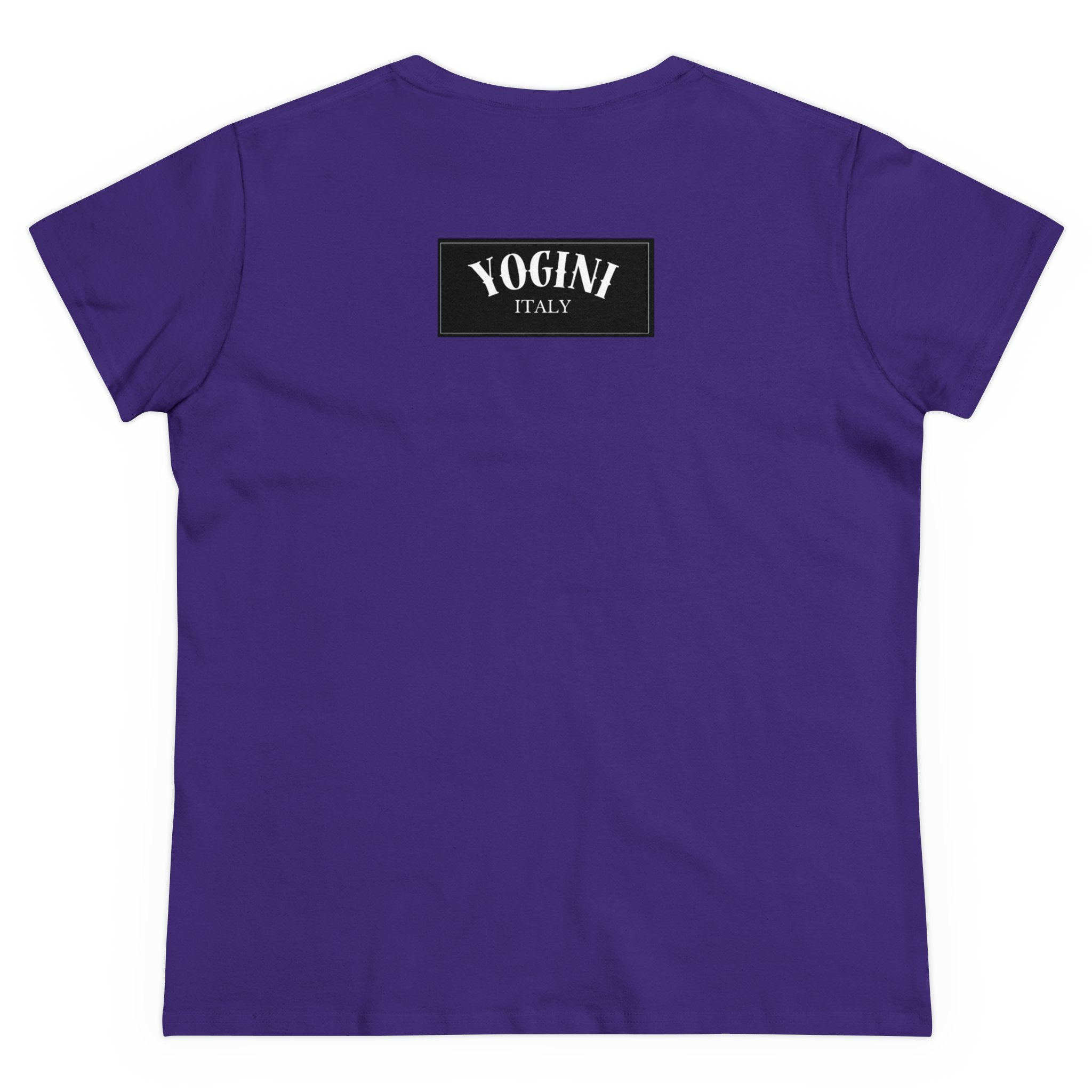 Crown Yoga -  Women's Midweight Cotton Tee by Yogini Italy