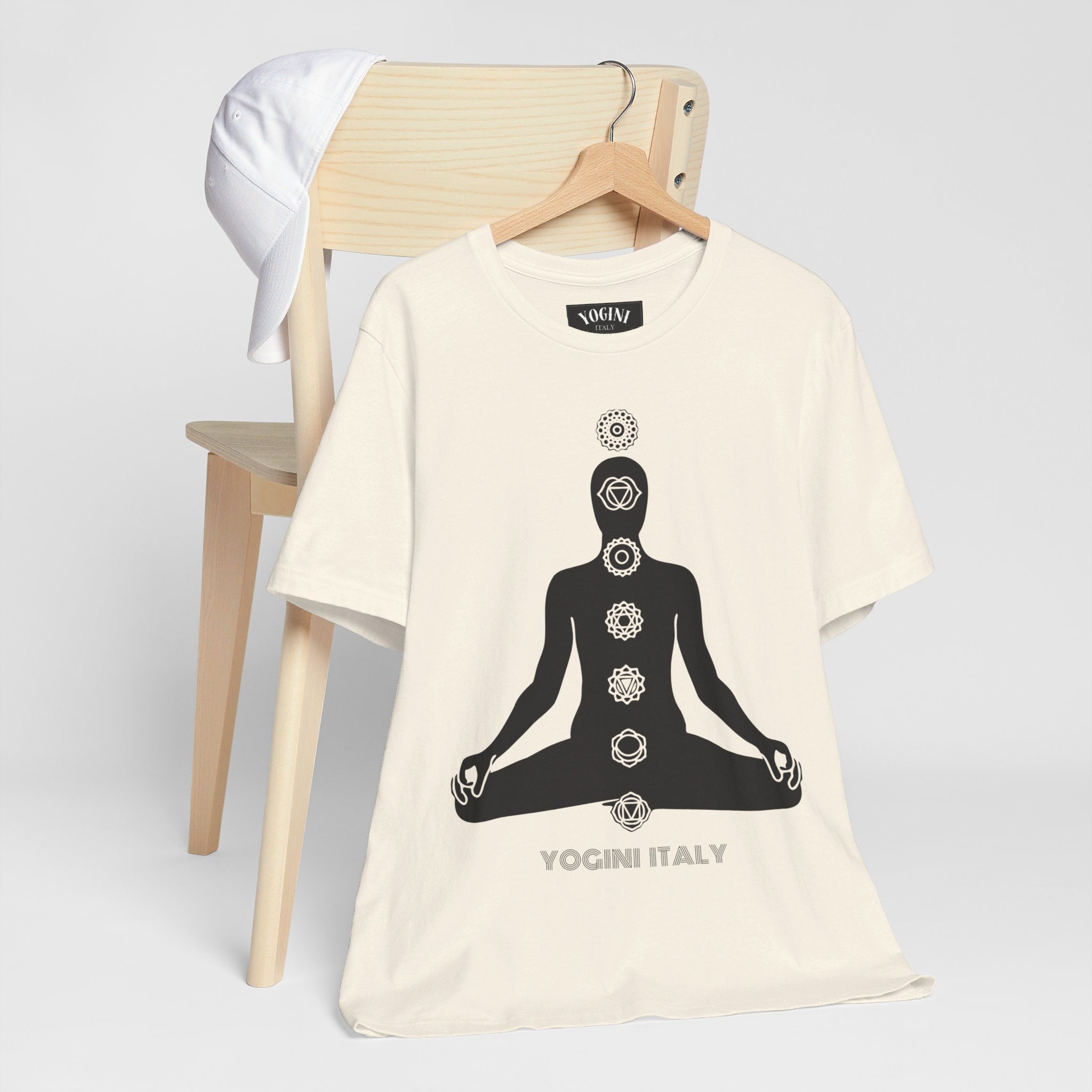 Active Chakra Yoga - Unisex Jersey Short Sleeve Tee by Yogini Italy