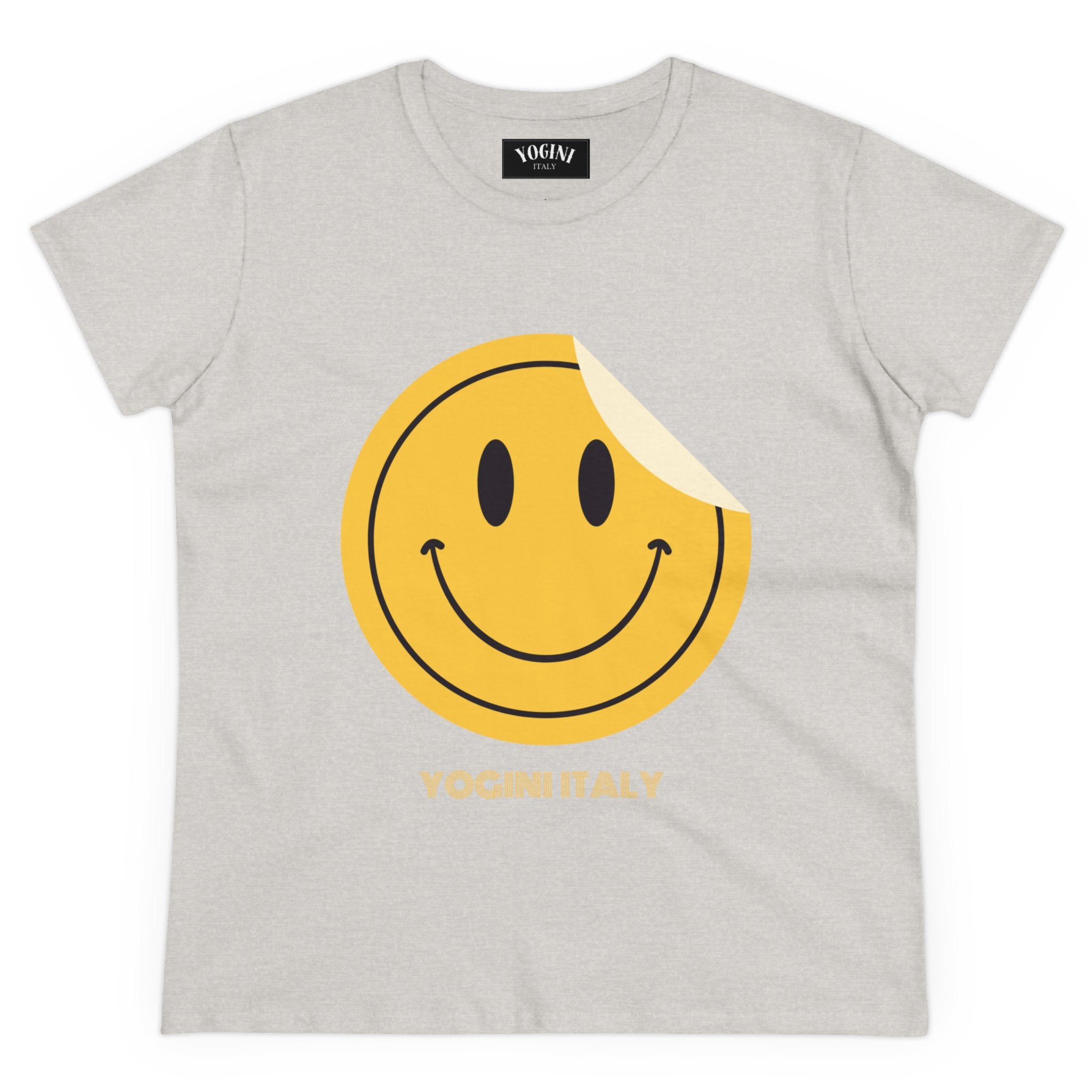 Smile - Women's Midweight Cotton Tee by Yogini Italy