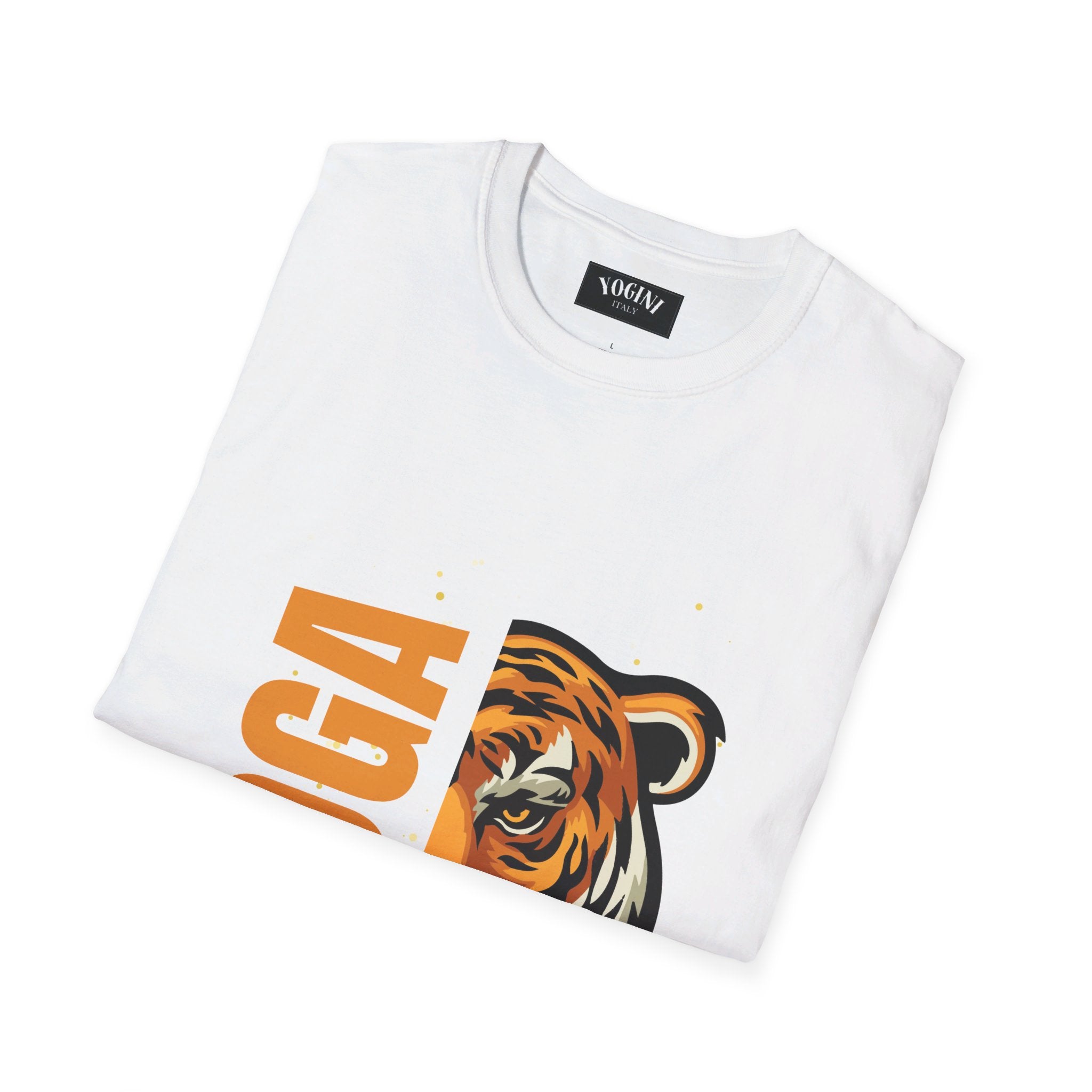 Active Tiger Yoga - Unisex Softstyle T-Shirt by Yogini Italy