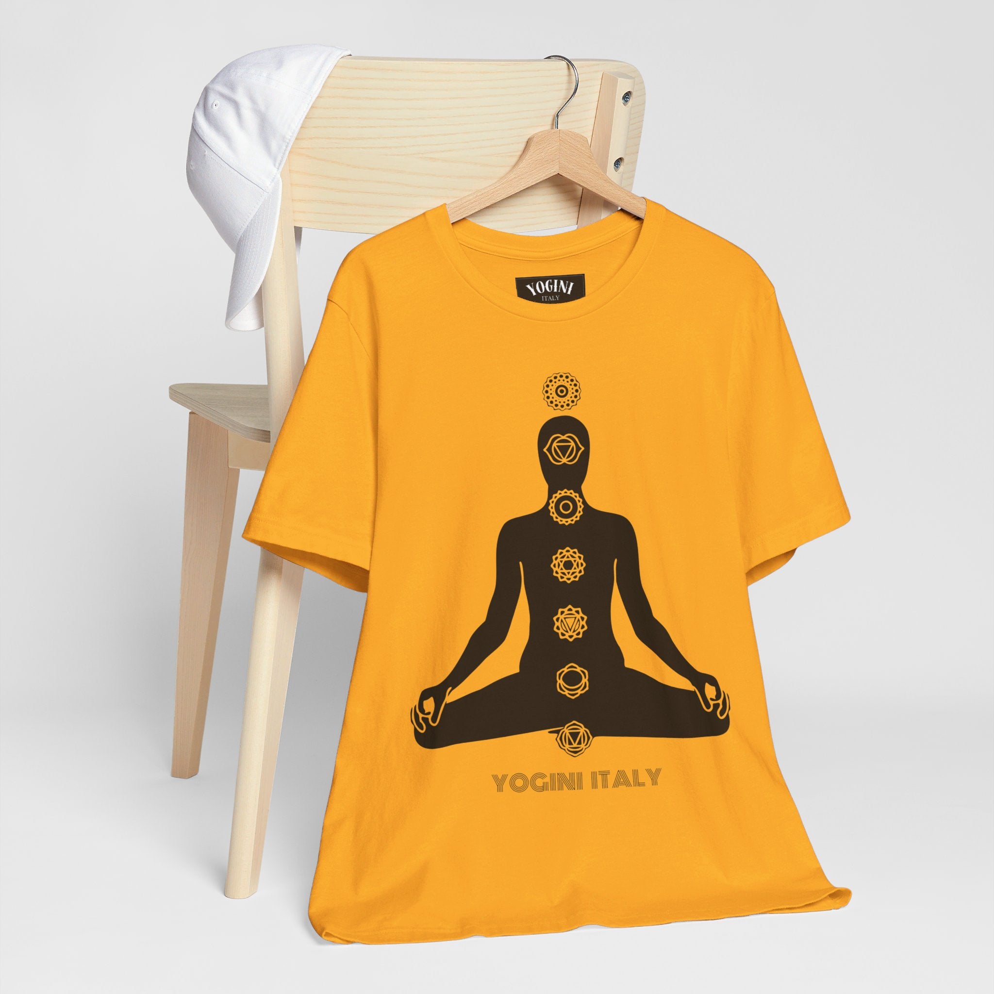 Active Chakra Yoga - Unisex Jersey Short Sleeve Tee by Yogini Italy