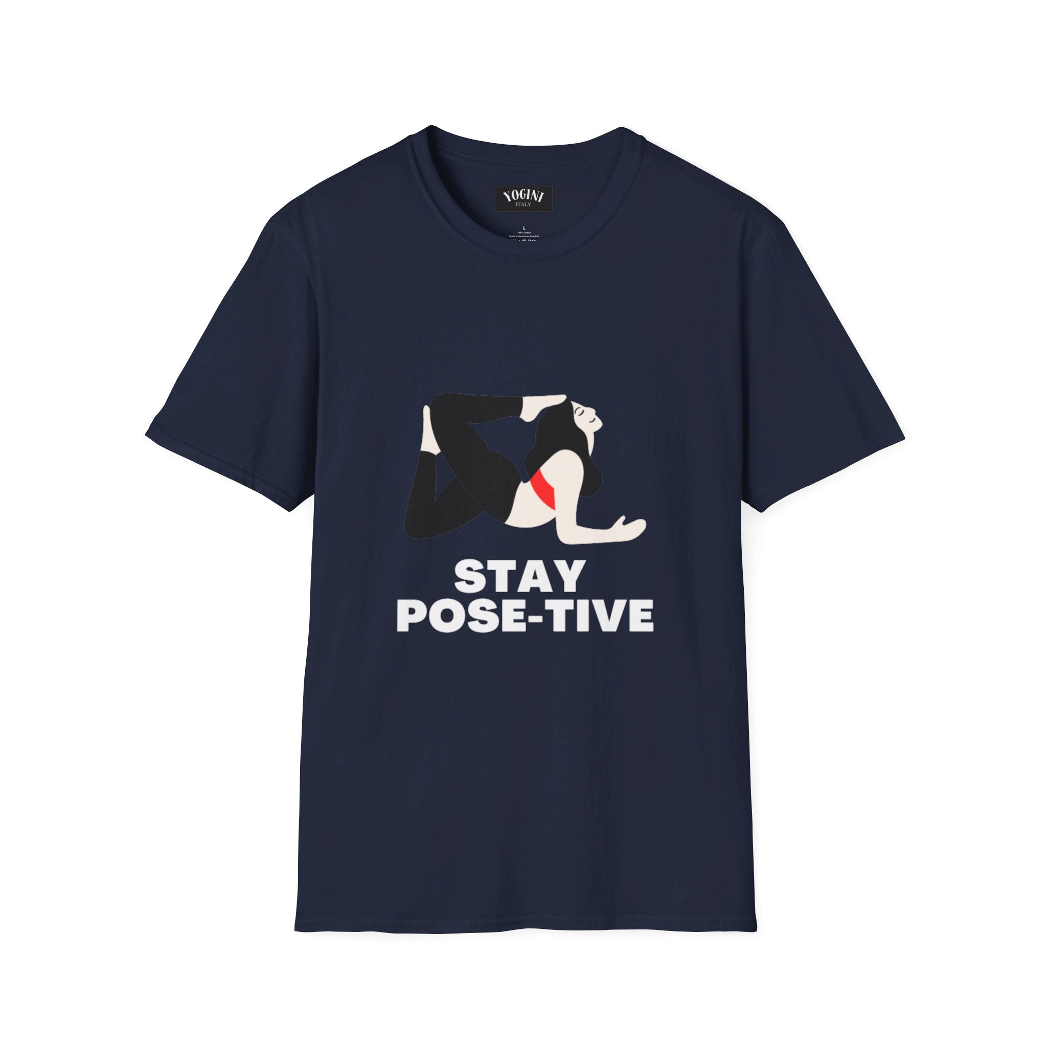 STAY POSE-TIVE - Unisex Softstyle T-Shirt by Yogini Italy