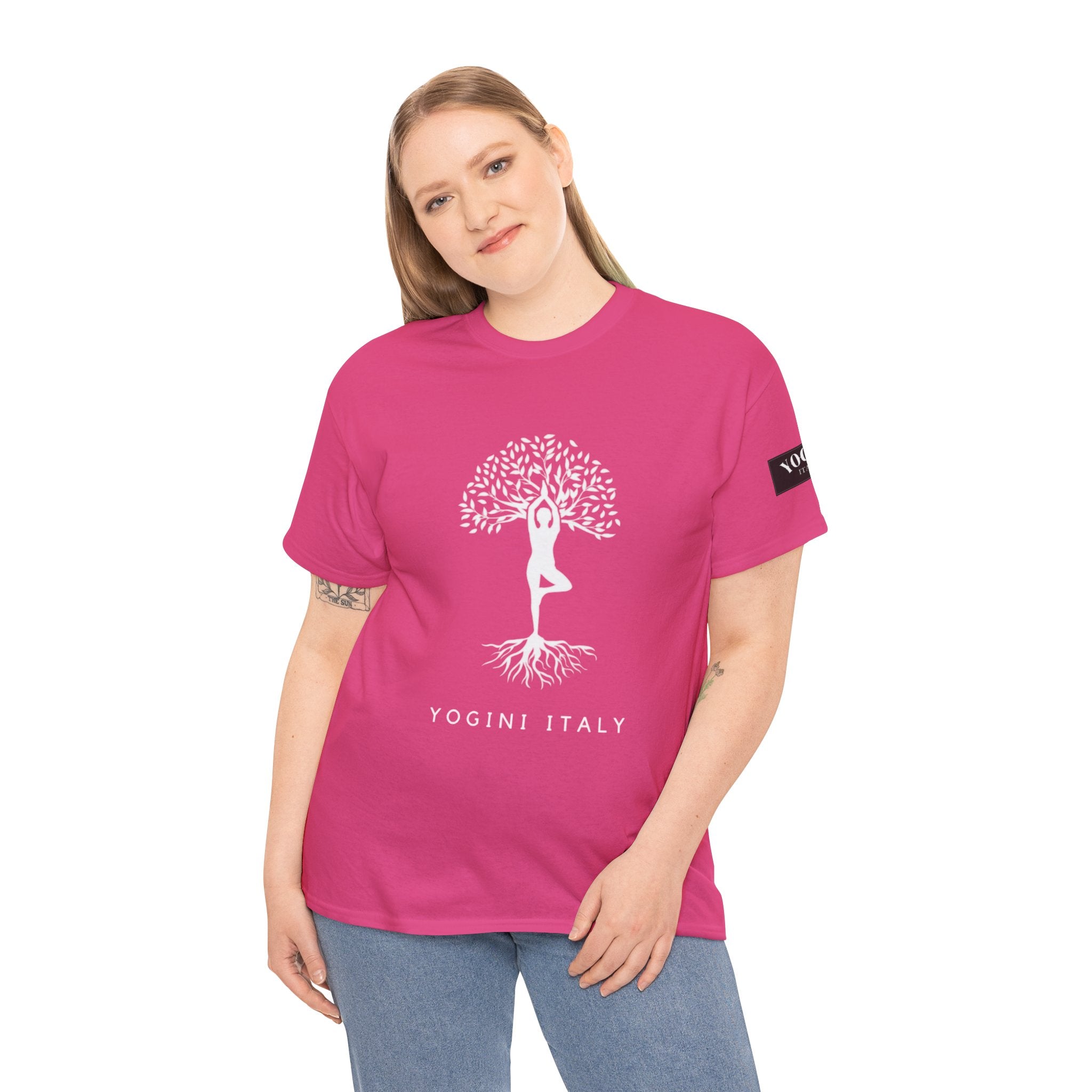 Awesome Yoga Unisex Heavy Cotton Tee by Yogini Italy