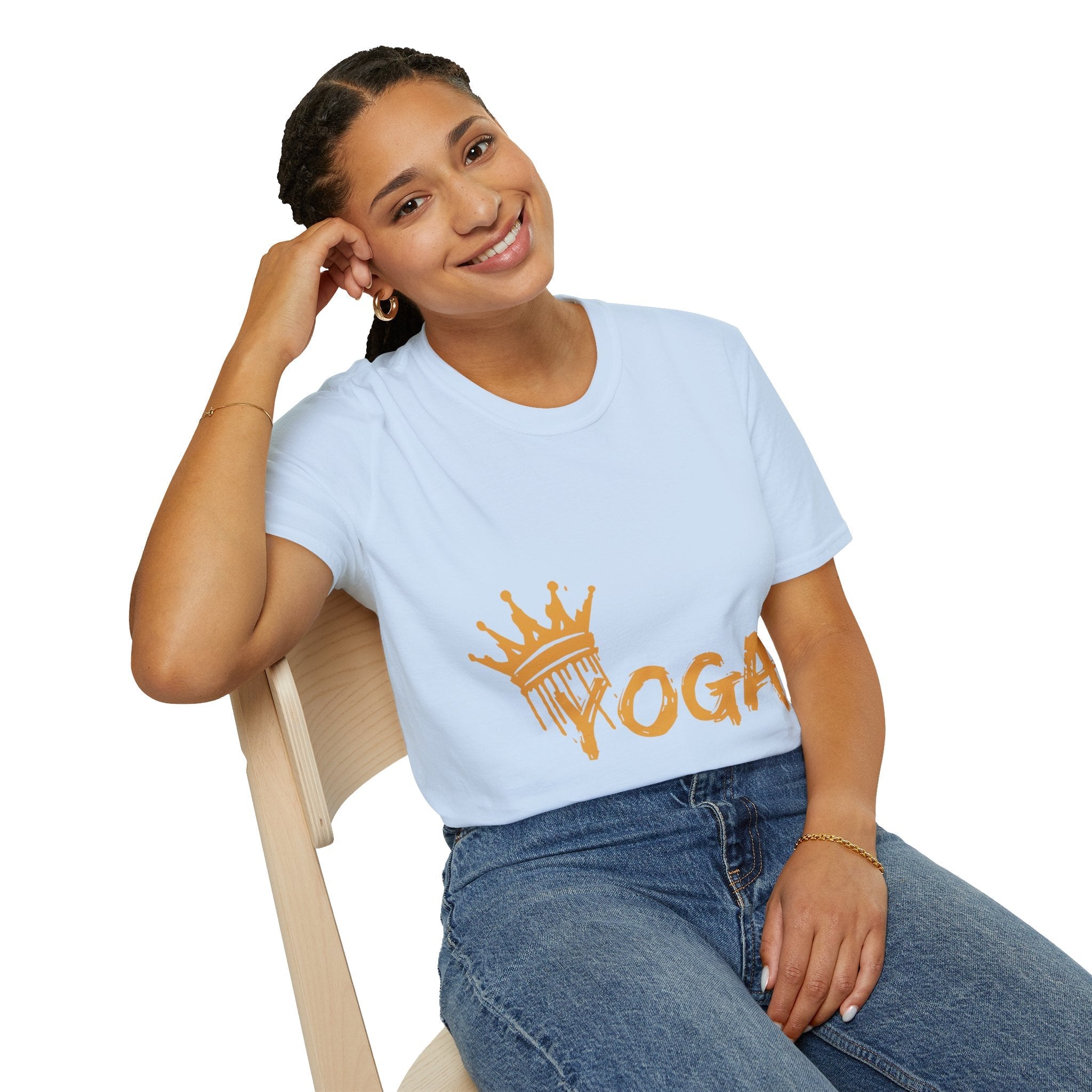 Crown Yoga - Unisex Softstyle T-Shirt by Yogini Italy